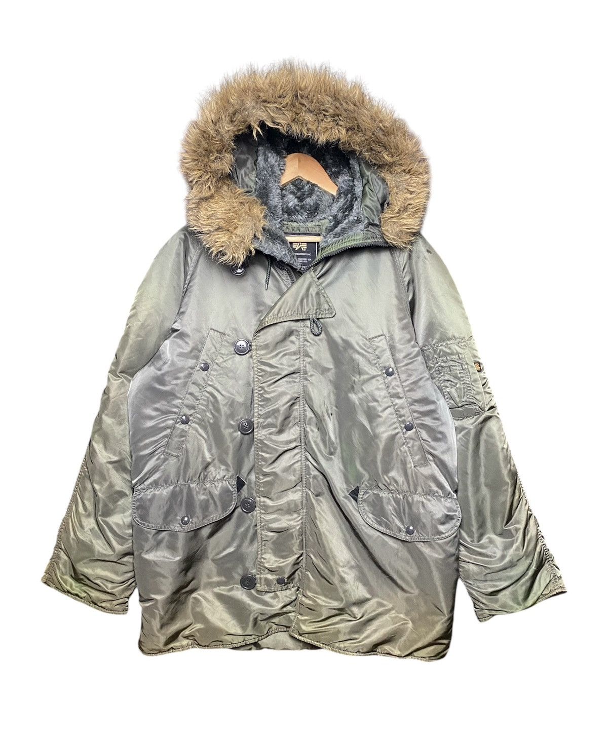 Alpha Industries Alpha Industries INC Fur Nylon Jacket Size US M / EU 48-50 / 2 - 1 Thumbnail