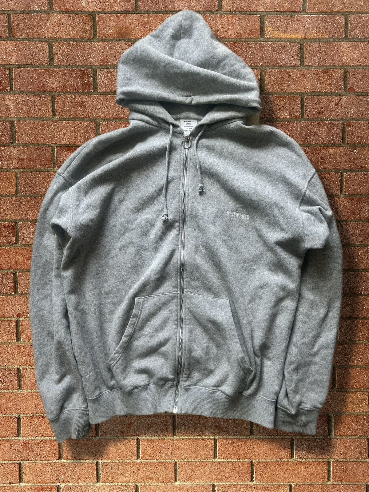 Vetements Vetements SS19 Bullet Elbow Cut-Out Zip Hoodie | Grailed