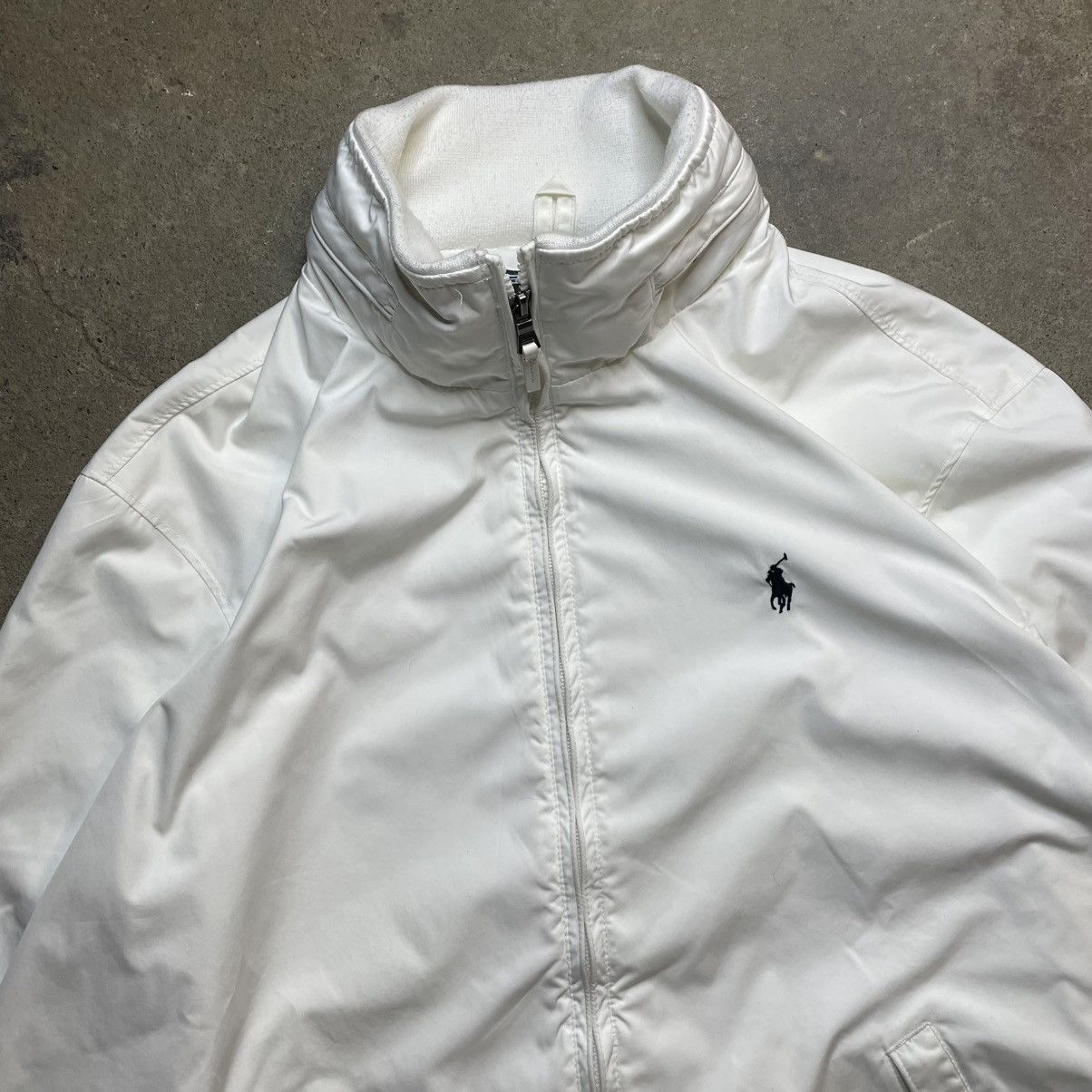 Polo Ralph Lauren VTG Polo Ralph Lauren Full Zip Windbreaker Nylon Hooded Size US L / EU 52-54 / 3 - 2 Thumbnail