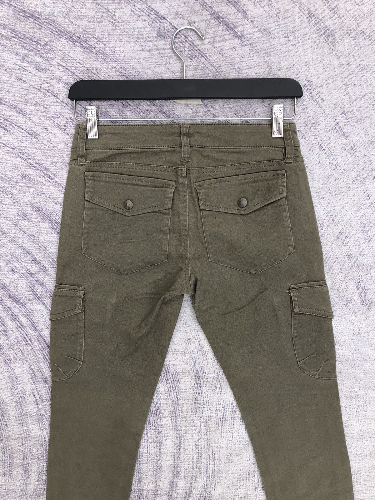 Japanese Brand × Olive Cargo Pants Olive Reflect Multipocket Tactical Utility Size US 27 - 8 Thumbnail