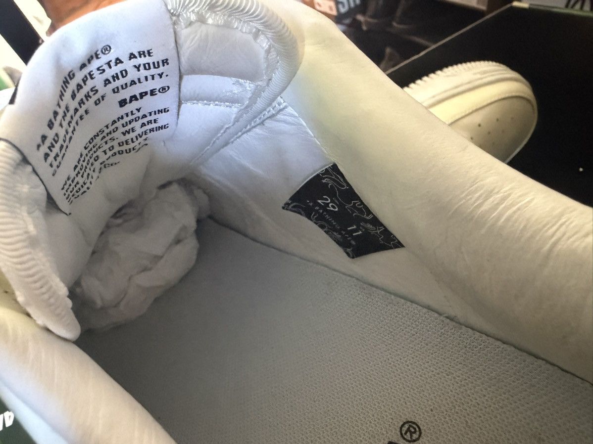 Bape Bapestas #2 M2 ‘White’ Size US 11 / EU 44 - 8 Thumbnail