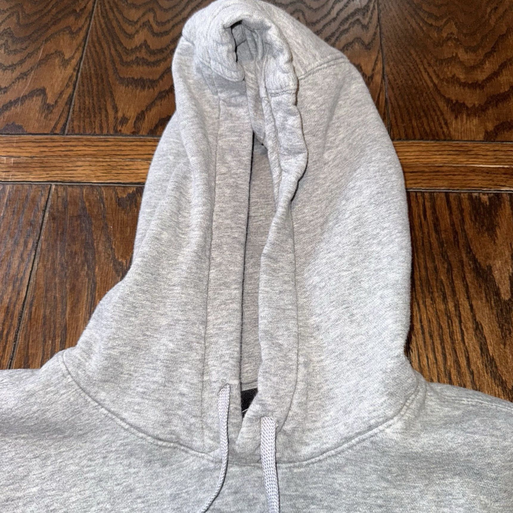 Nike VINTAGE Nike Hoodie Mens Gray Fleece Embroidered Spellout Size M Pullover Hooded Size US M / EU 48-50 / 2 - 4 Thumbnail