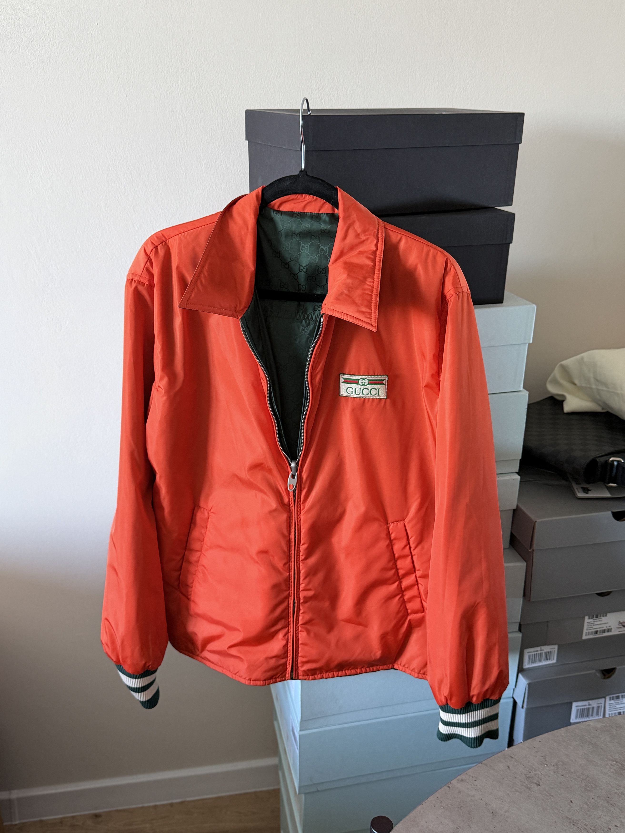 Gucci Gucci Reversible bomber monogram jacket Size US M / EU 48-50 / 2 - 4 Thumbnail