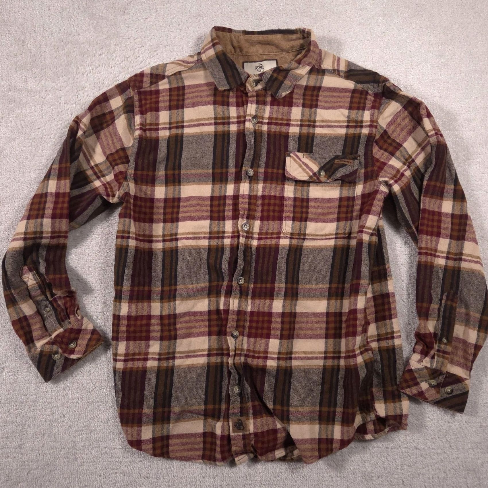 Vintage Legendary Whitetails Shirt Mens Large Plaid Flannel Button Long Sleeve Casual Size US L / EU 52-54 / 3 - 2 Thumbnail