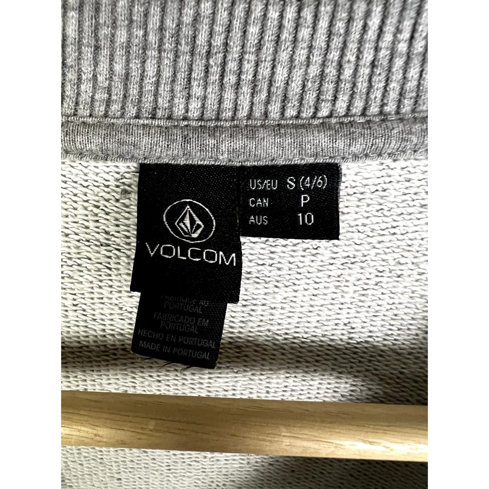 Volcom Volcom Stone Women's Small Skateboarding Gray Sweatshirt Y2K Size S / US 4 / IT 40 - 5 Thumbnail