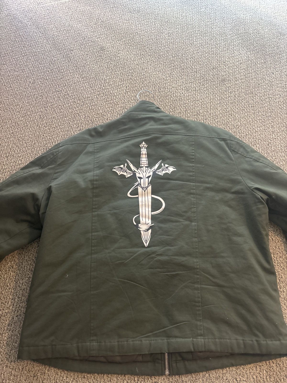 Anime Vees clothing green 4 espada Ulquiorra bomber Size US XL / EU 56 / 4 - 2 Thumbnail