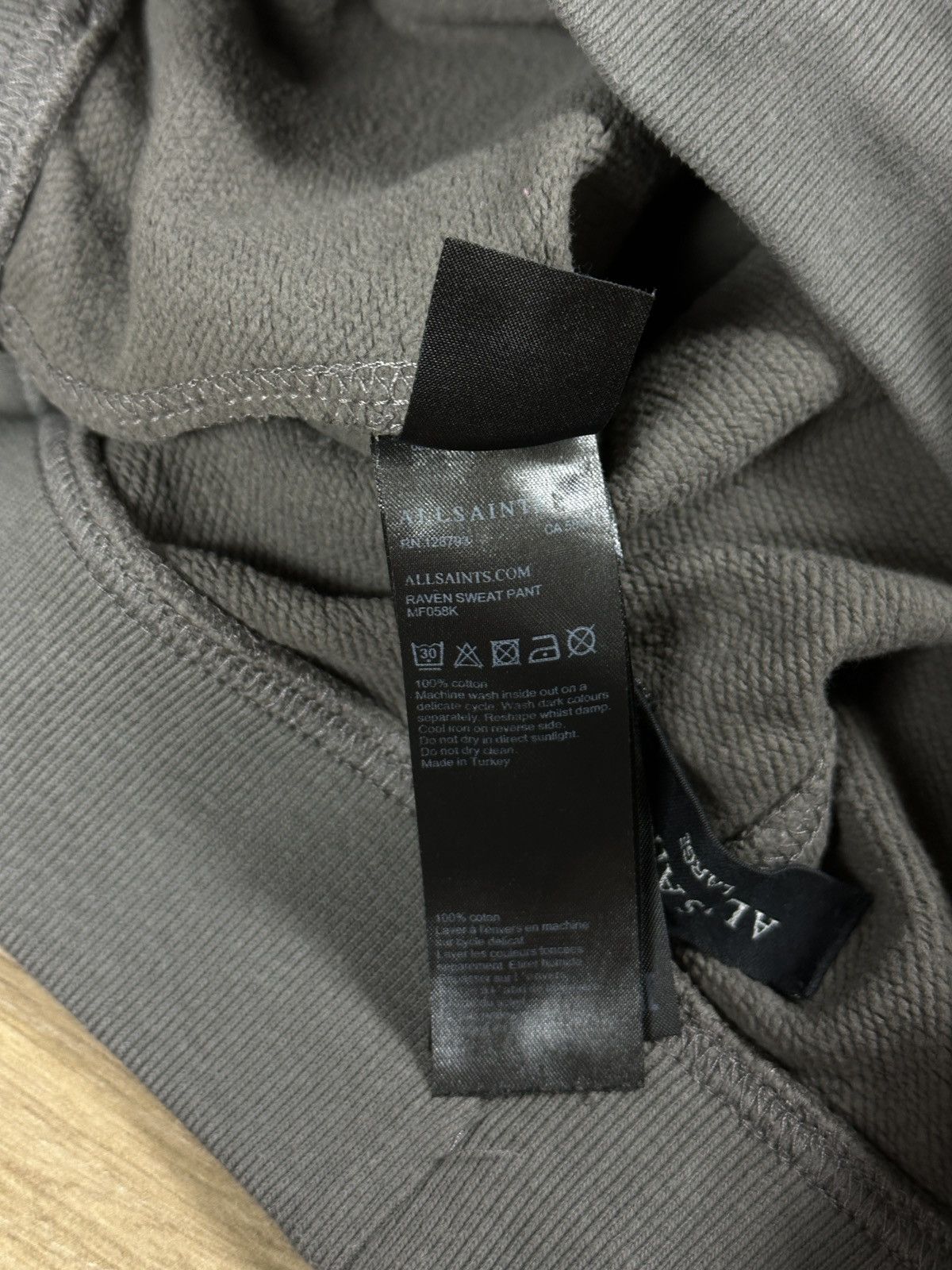 Allsaints × Designer Allsaints Raven Sweatpants Size US 30 / EU 46 - 7 Thumbnail