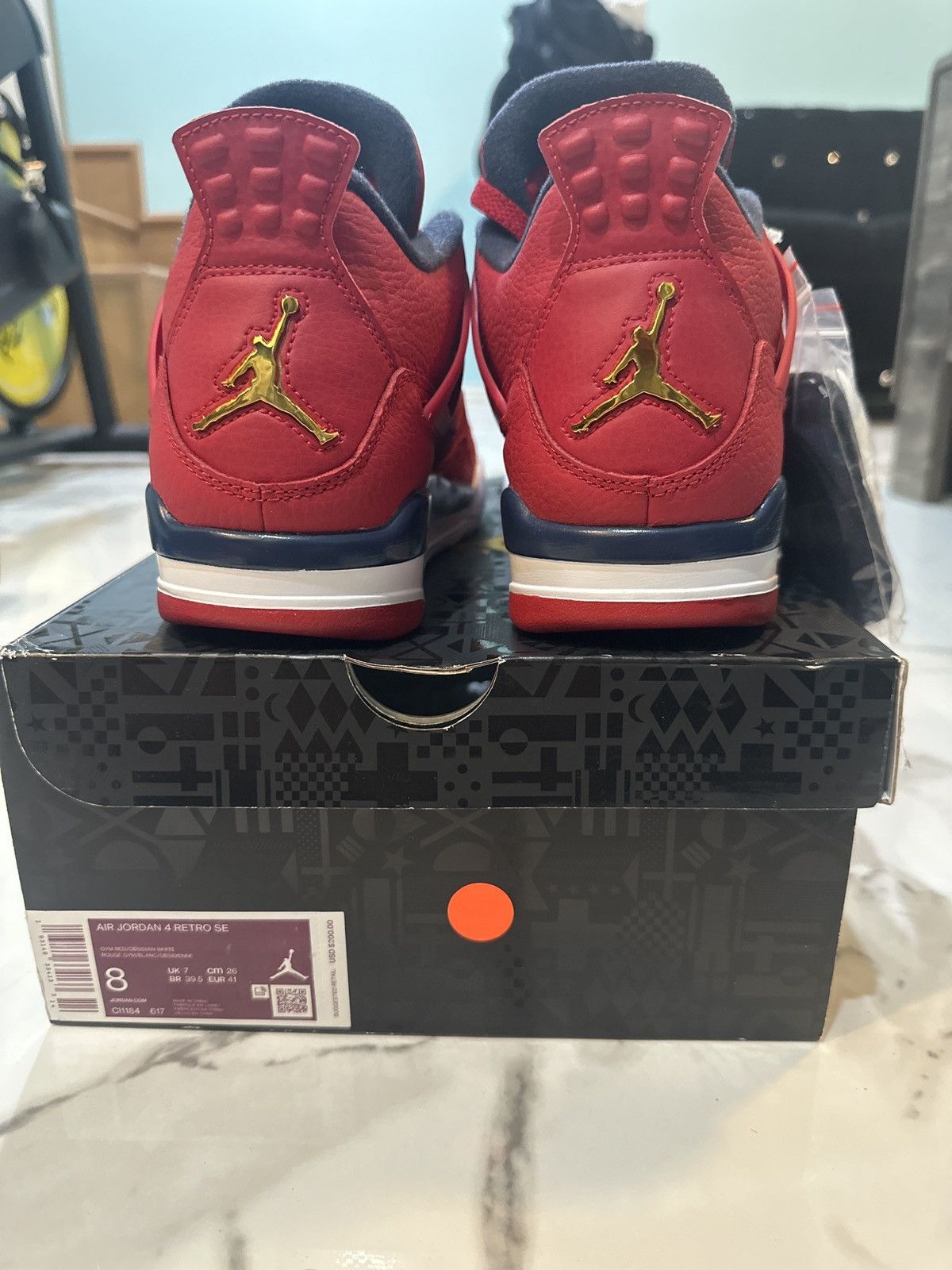Jordan Brand × Nike Jordan 4 Fiba Size US 8 / EU 41 - 4 Thumbnail
