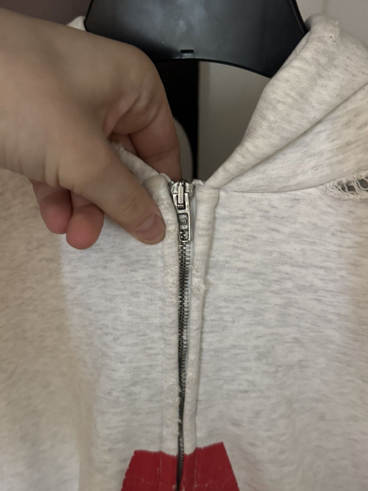 Balenciaga ✅Balenciaga Archive distressed zip hoodie limited edition Size US M / EU 48-50 / 2 - 3 Thumbnail