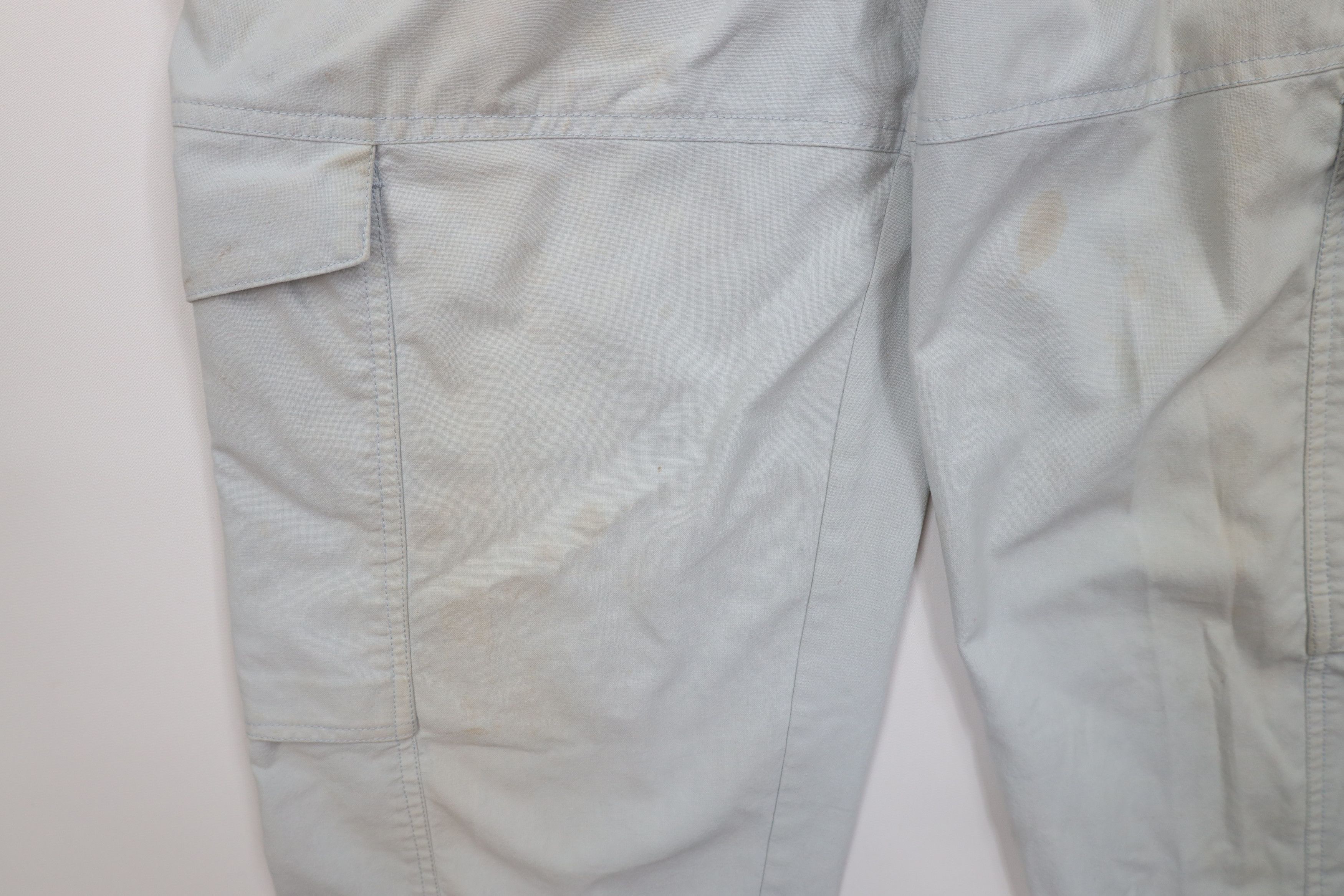Vintage Vintage 80s 90s Streetwear Tapered Leg Cargo Pants Blue Size US 30 / EU 46 - 7 Thumbnail