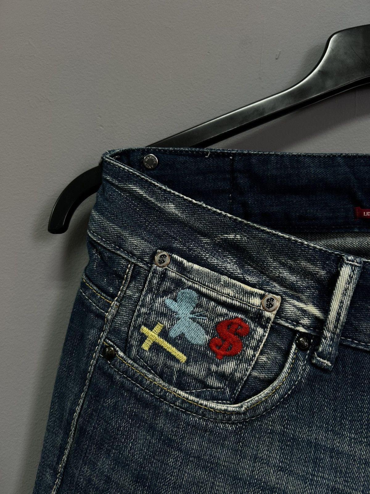 Andy Warhol Y2K Andy Warhol Pepe Jeans Art cargo JEANS Rare Retro Hype Size US 31 - 5 Thumbnail