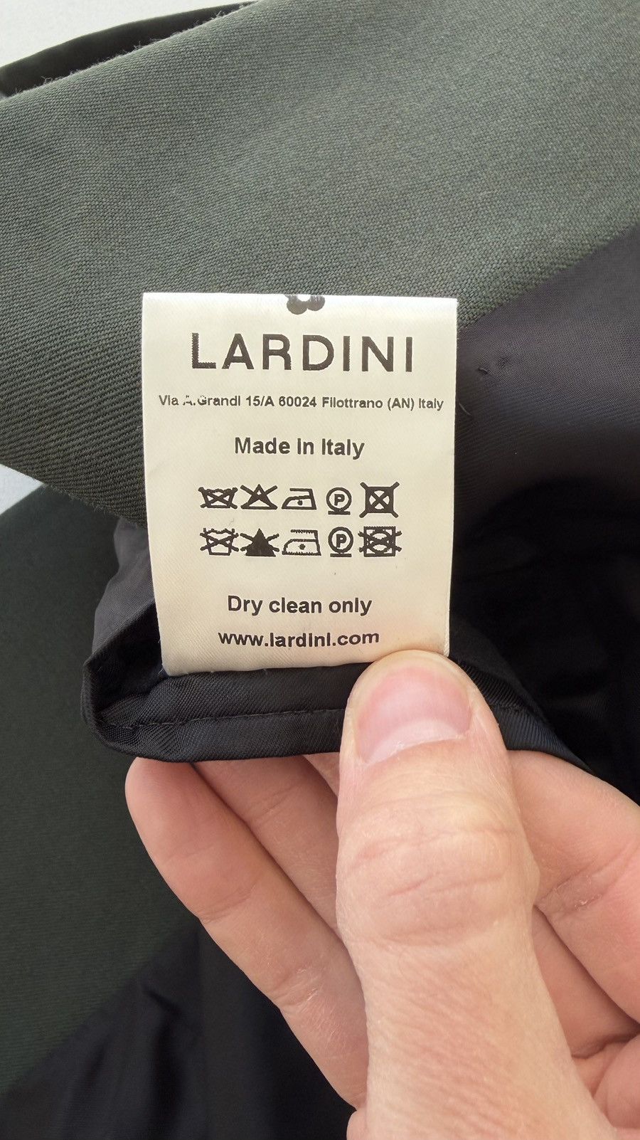 Lardini ‘Monotone’ Dark Green Wool Overcoat Size US M / EU 48-50 / 2 - 16 Thumbnail