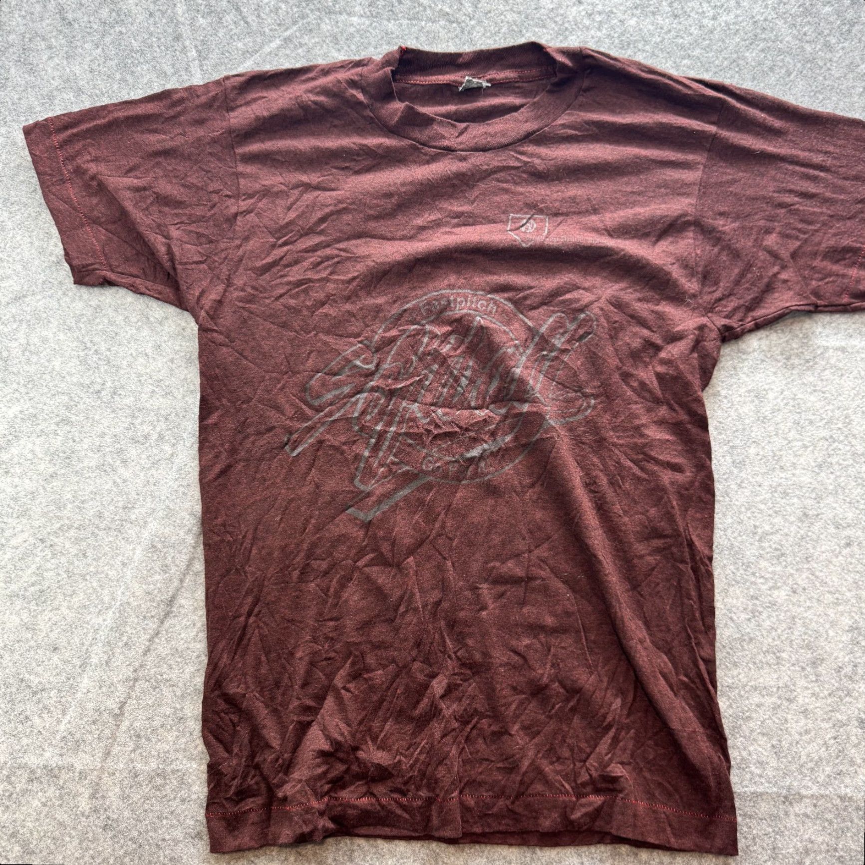 Vintage VINTAGE Explicit Grafix Shirt Men L Red Graphic Tee Skater Grunge 90s SS Size US L / EU 52-54 / 3 - 2 Thumbnail