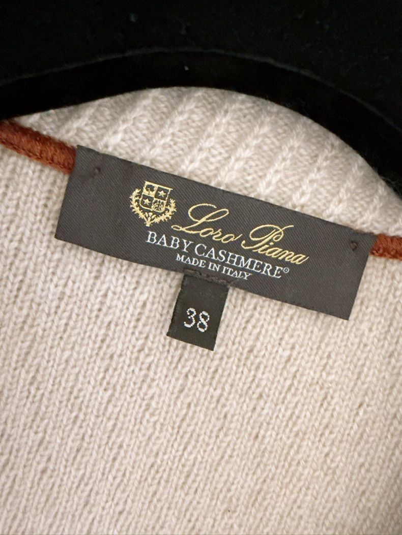 Loro Piana LORO PIANA Brown baby cashmere knit coat Size M / US 6-8 / IT 42-44 - 8 Thumbnail