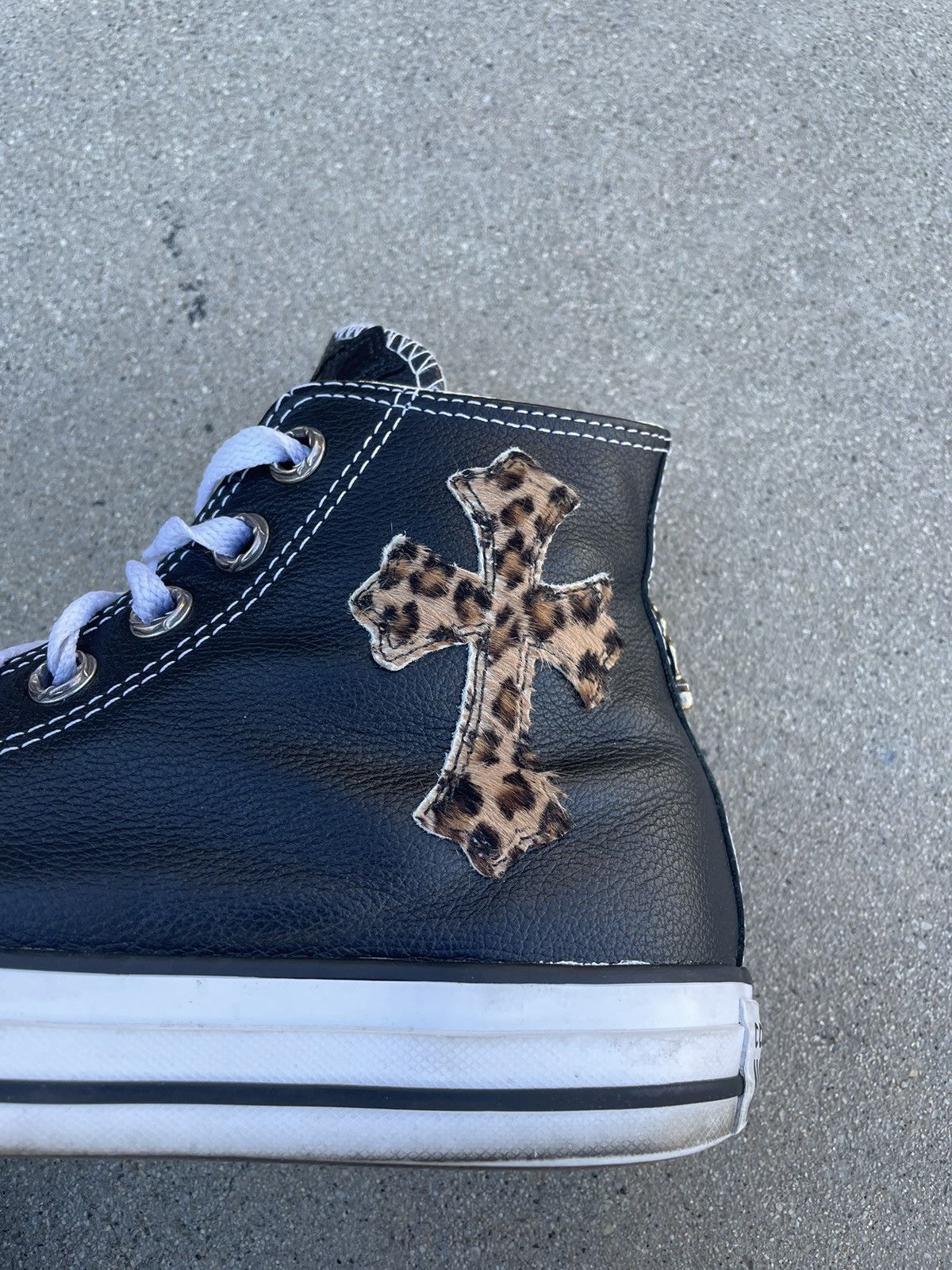 Chrome Hearts Chrome Hearts 1/1 Cheetah Patch Converse Size US 7 / EU 40 - 4 Thumbnail