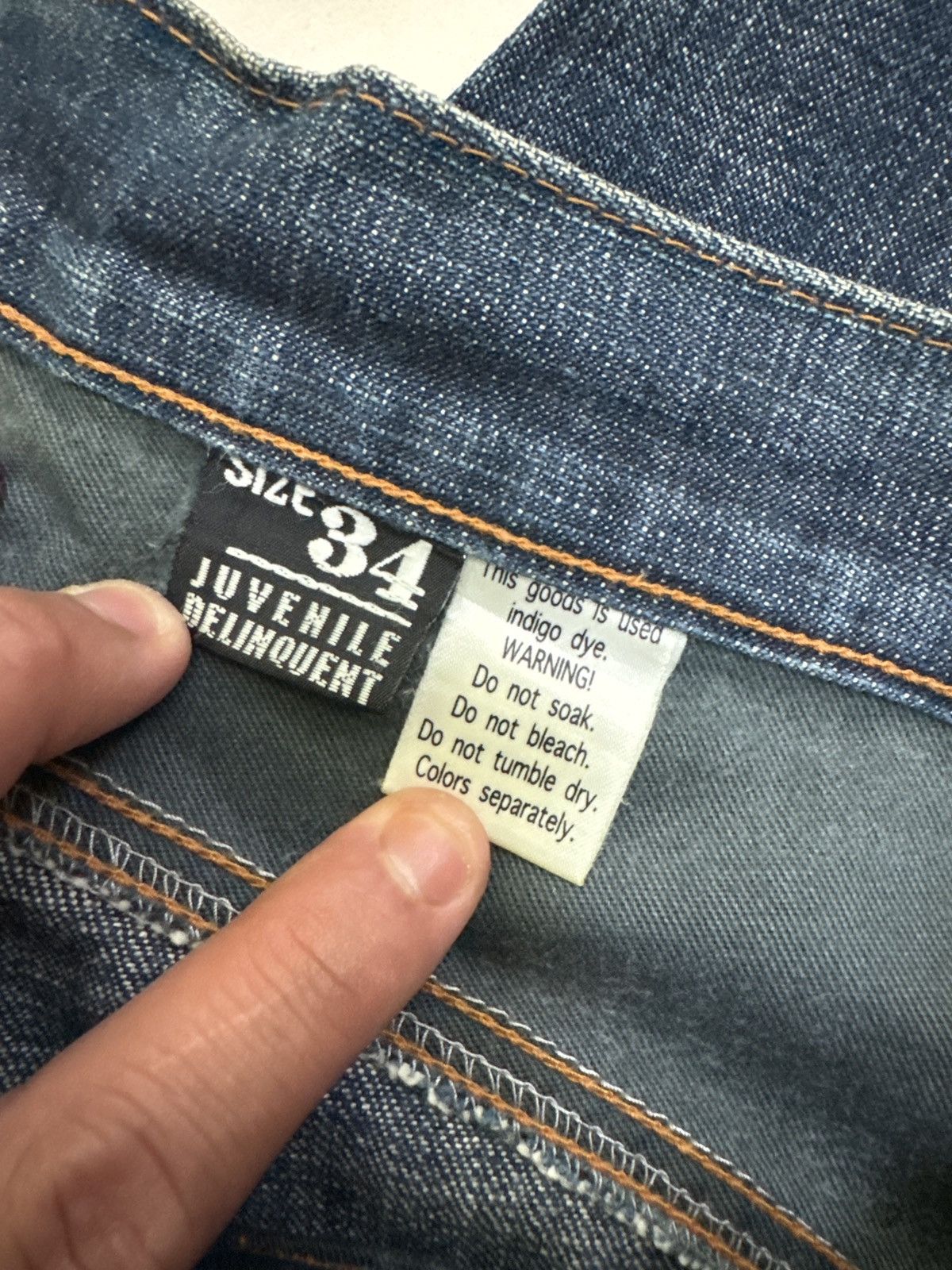 Japanese Brand Juvenile Delinquent Eastern Iconography Embroidery Distress Size US 32 / EU 48 - 14 Thumbnail