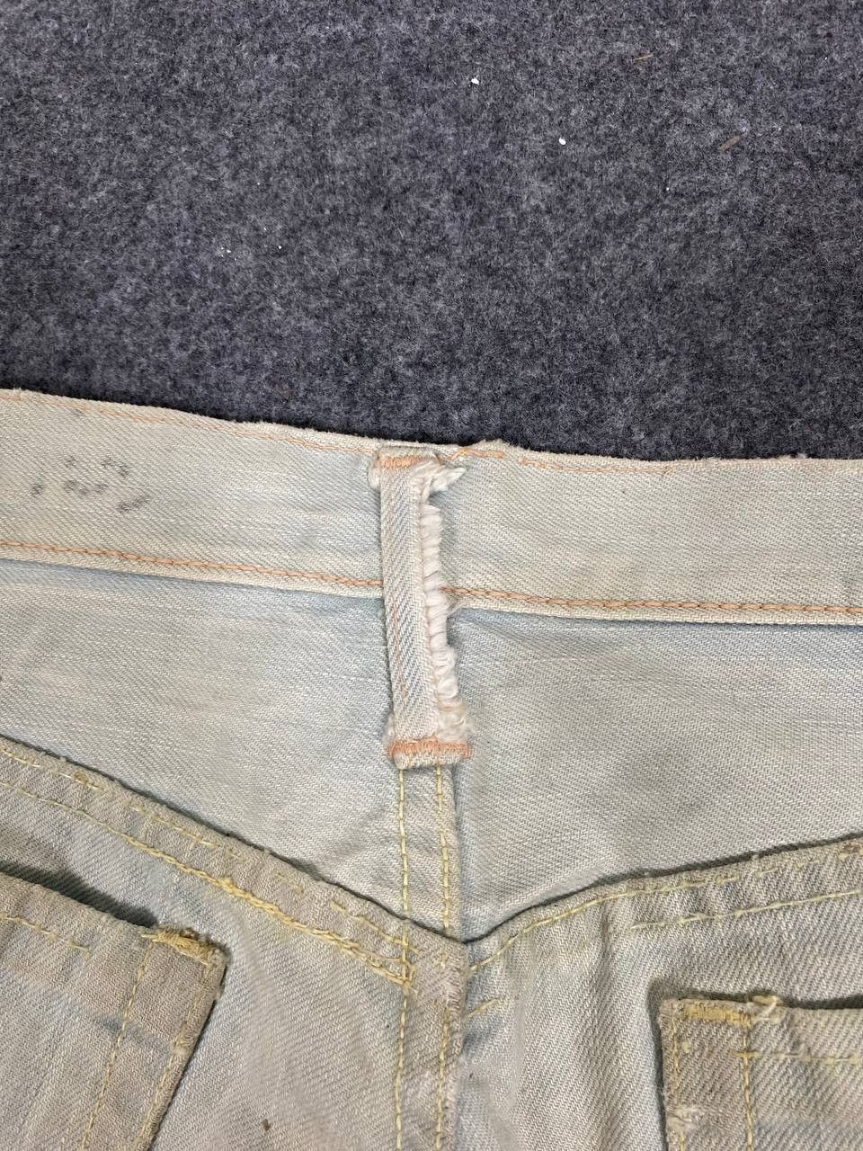 Vintage vintage japan brand bootcut flare stained distressed denim Size US 33 - 7 Thumbnail