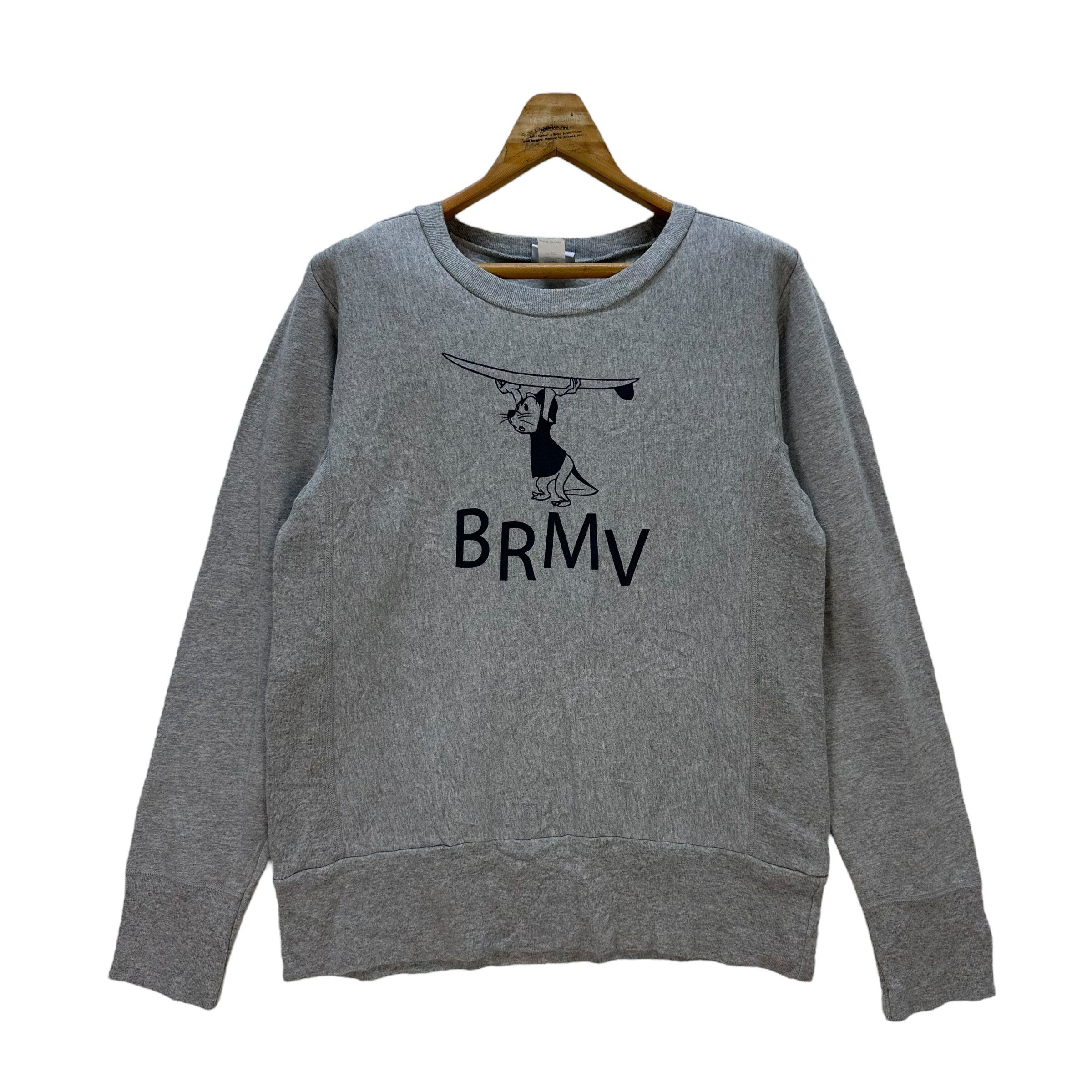 Vintage Yellow Rat BRMV with Surfboard Big Logo Sweatshirt #9159-64 Size US S / EU 44-46 / 1 - 1 Thumbnail