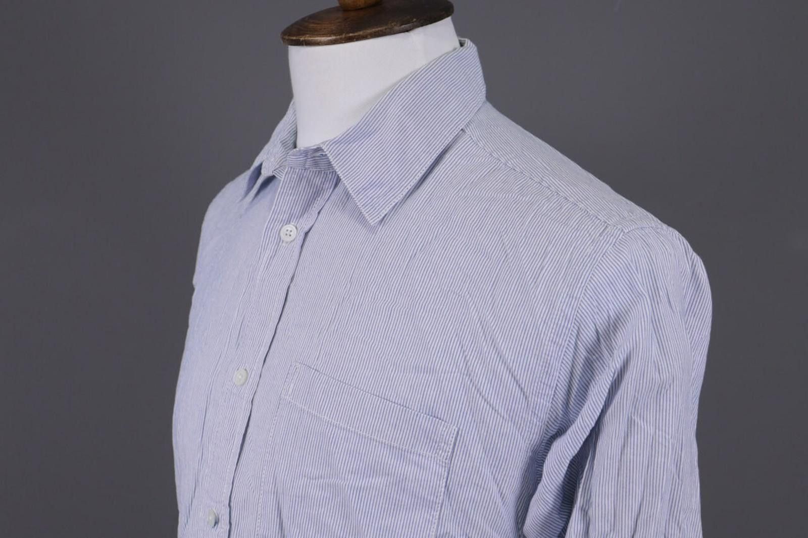 Carhartt Carhartt L/S Rod Shirt Blue Pinstripe Down Shirt Size L Size US L / EU 52-54 / 3 - 6 Thumbnail