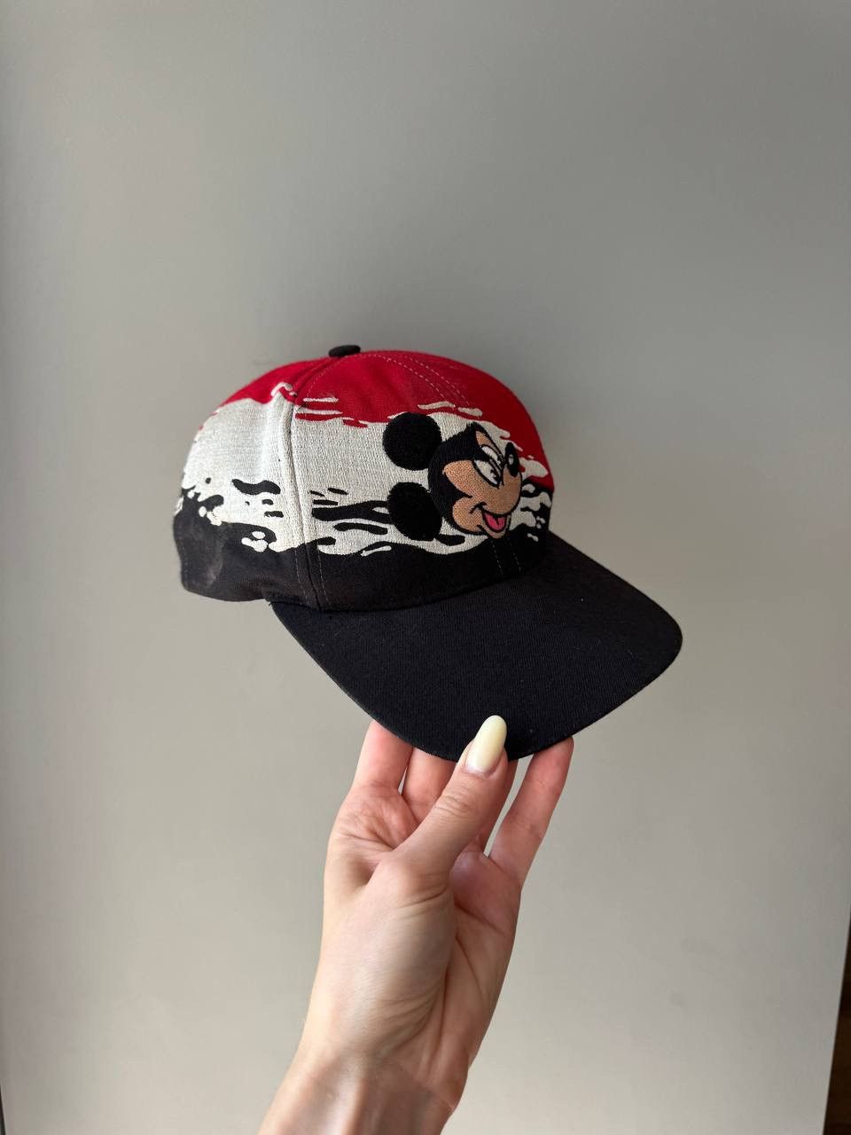 Disney Vintage Disney Mickey Mouse Splash Snapback Hat Size ONE SIZE - 3 Thumbnail