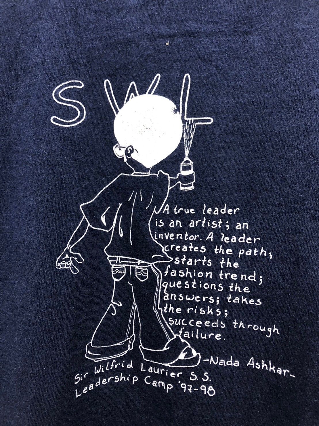 Vintage Vintage 1997's SWL Sir Wilfrid Laurier shirt graffiti wts01 Size US S / EU 44-46 / 1 - 6 Thumbnail