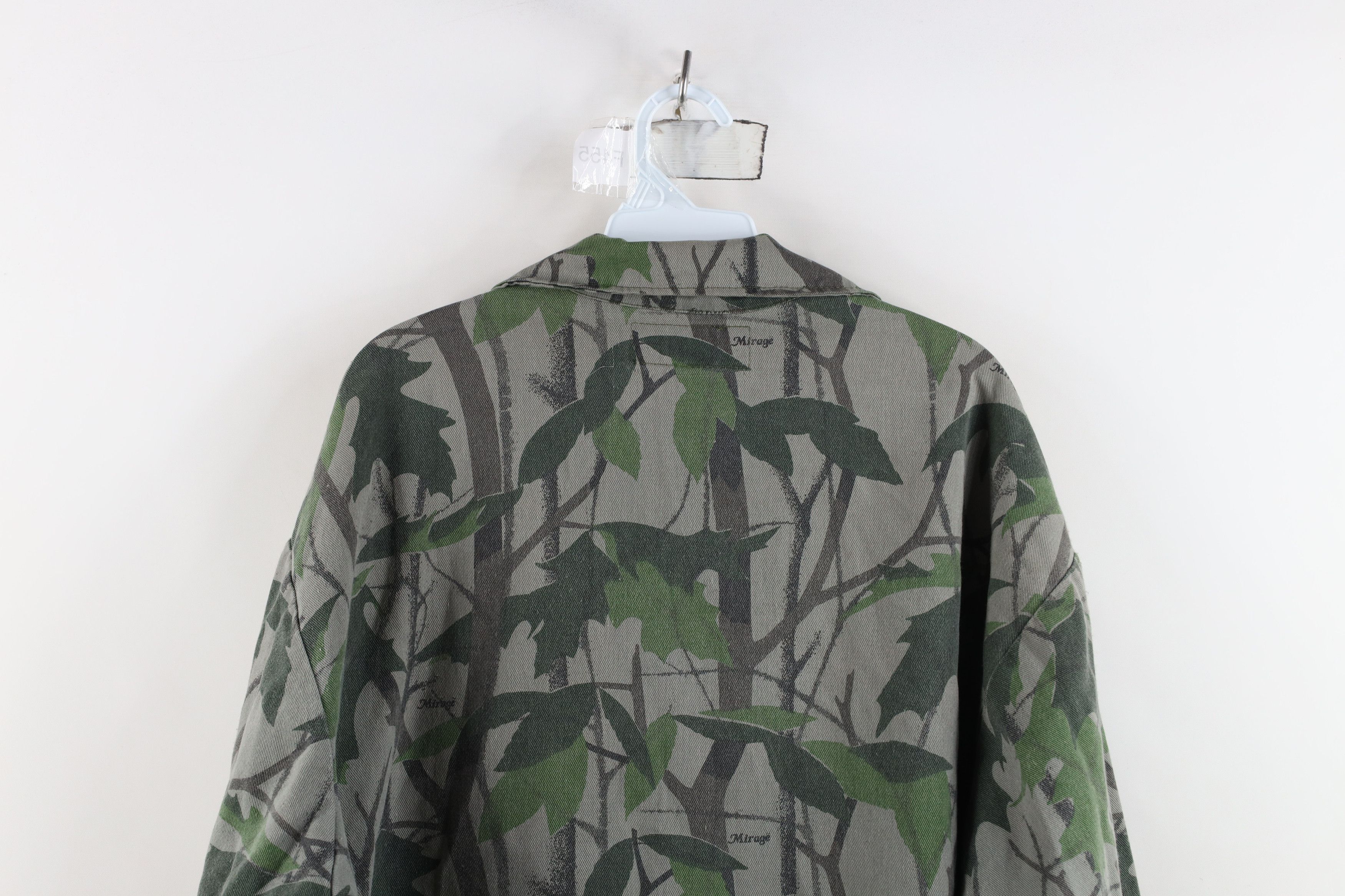 Vintage Vintage 80s 90s Streetwear Camouflage Field Shirt Jacket USA Size US XXL / EU 58 / 5 - 14 Thumbnail
