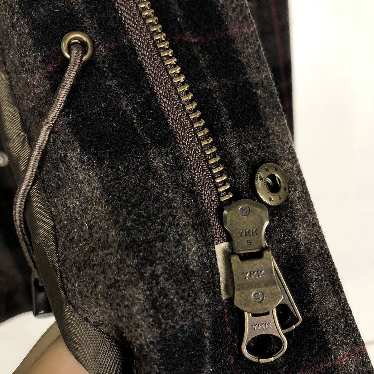 Other 🔥Biker Jacket Tartan Design Punk A.V.V Homme Japan Made Size US M / EU 48-50 / 2 - 15 Thumbnail