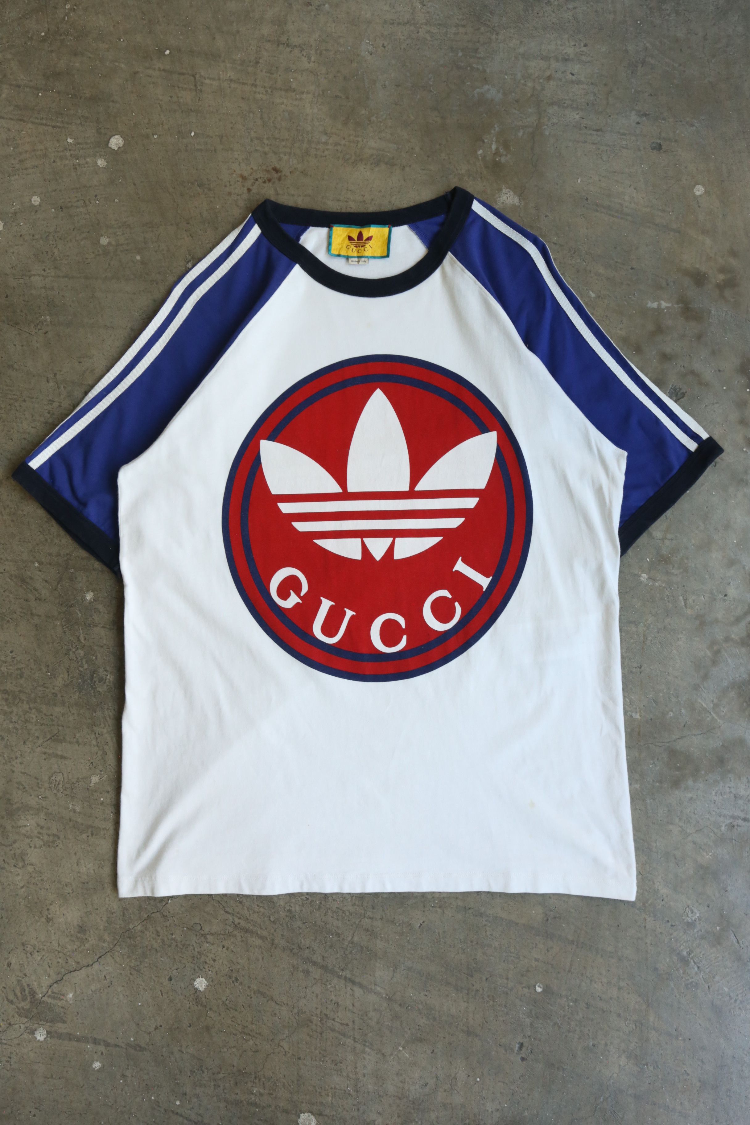 Adidas × Gucci Gucci - Adidas - F/W 22 - Raglan Tee Size US L / EU 52-54 / 3 - 3 Thumbnail