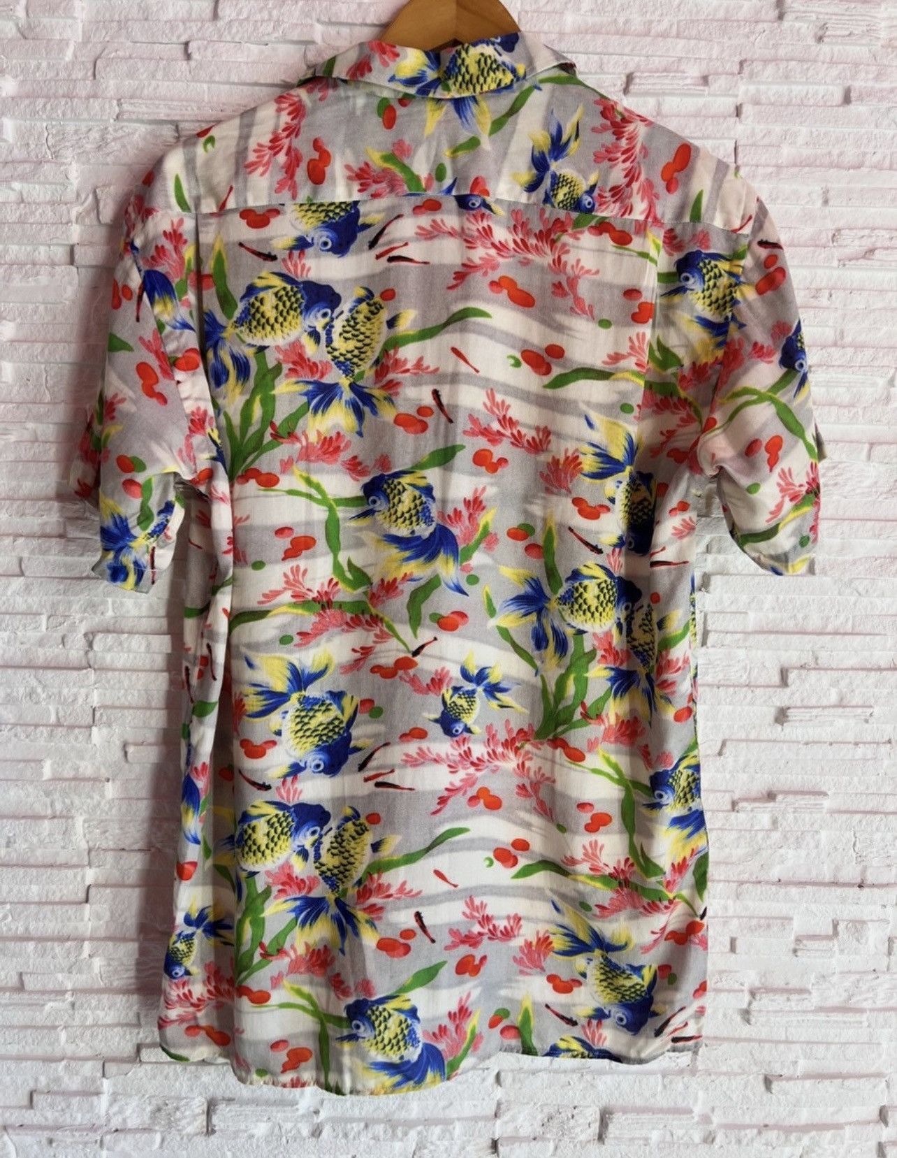 Mads Norgaard Mads Nørgaard Copenhagen Goldfish Print Shirt Size M tencel Size US M / EU 48-50 / 2 - 2 Thumbnail