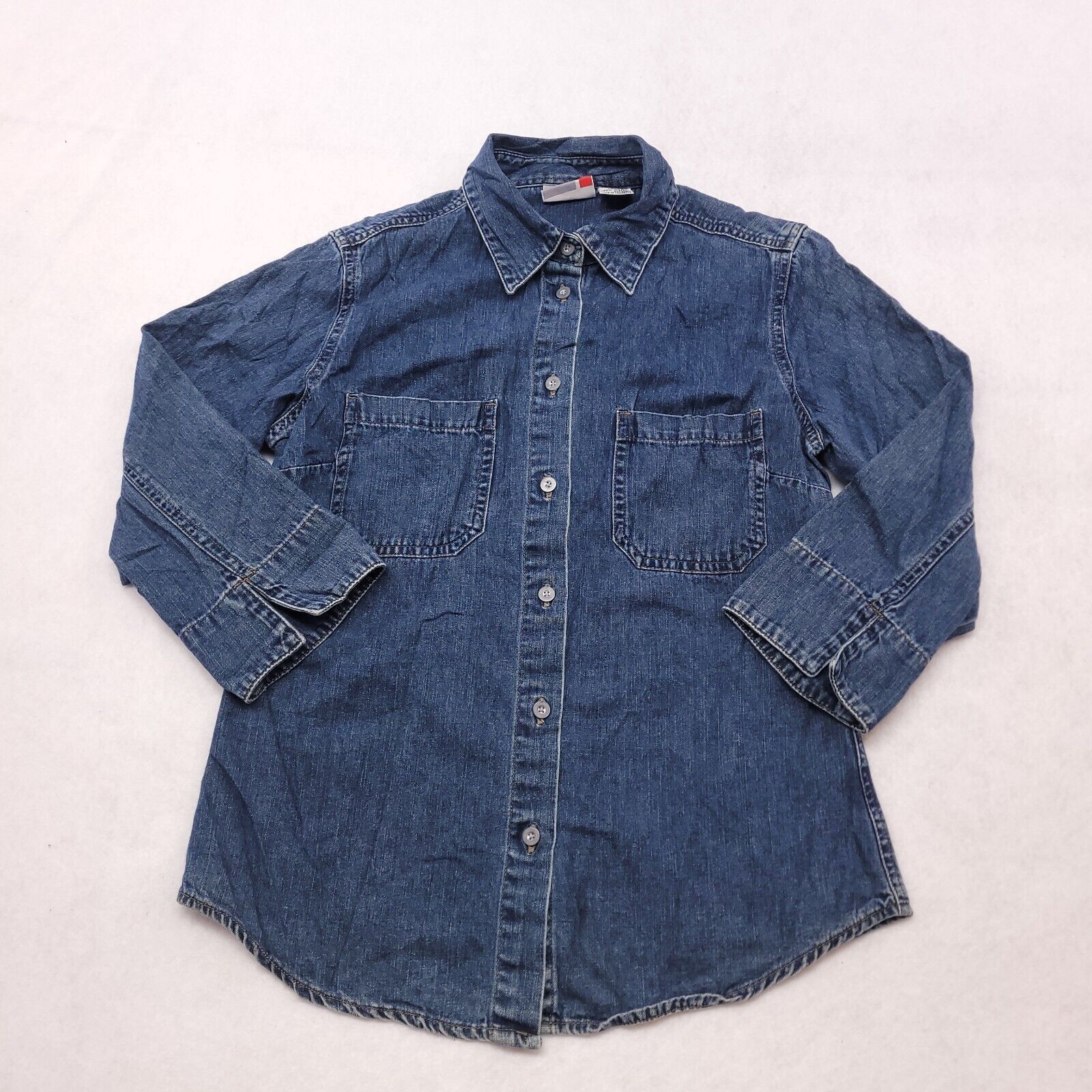 Arizona Jean Co. Arizona Jeans Co Button Up Denim Jacket Womens Size S Blue Size S / US 4 / IT 40 - 2 Thumbnail