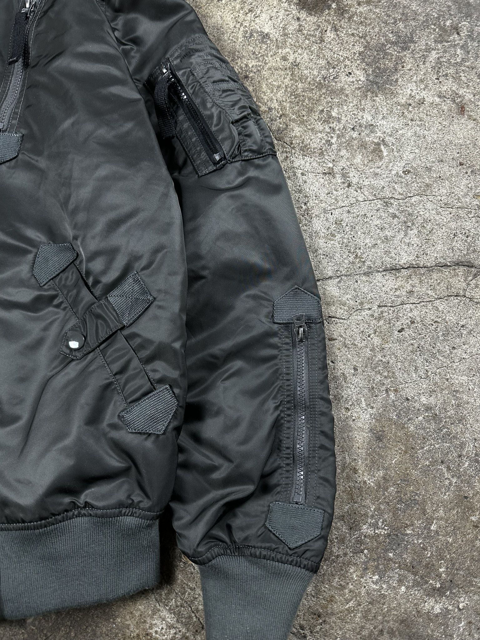 Alpha Industries Alpha Industries Nylon Multipocket Military Bomber Jacket Size US L / EU 52-54 / 3 - 5 Thumbnail
