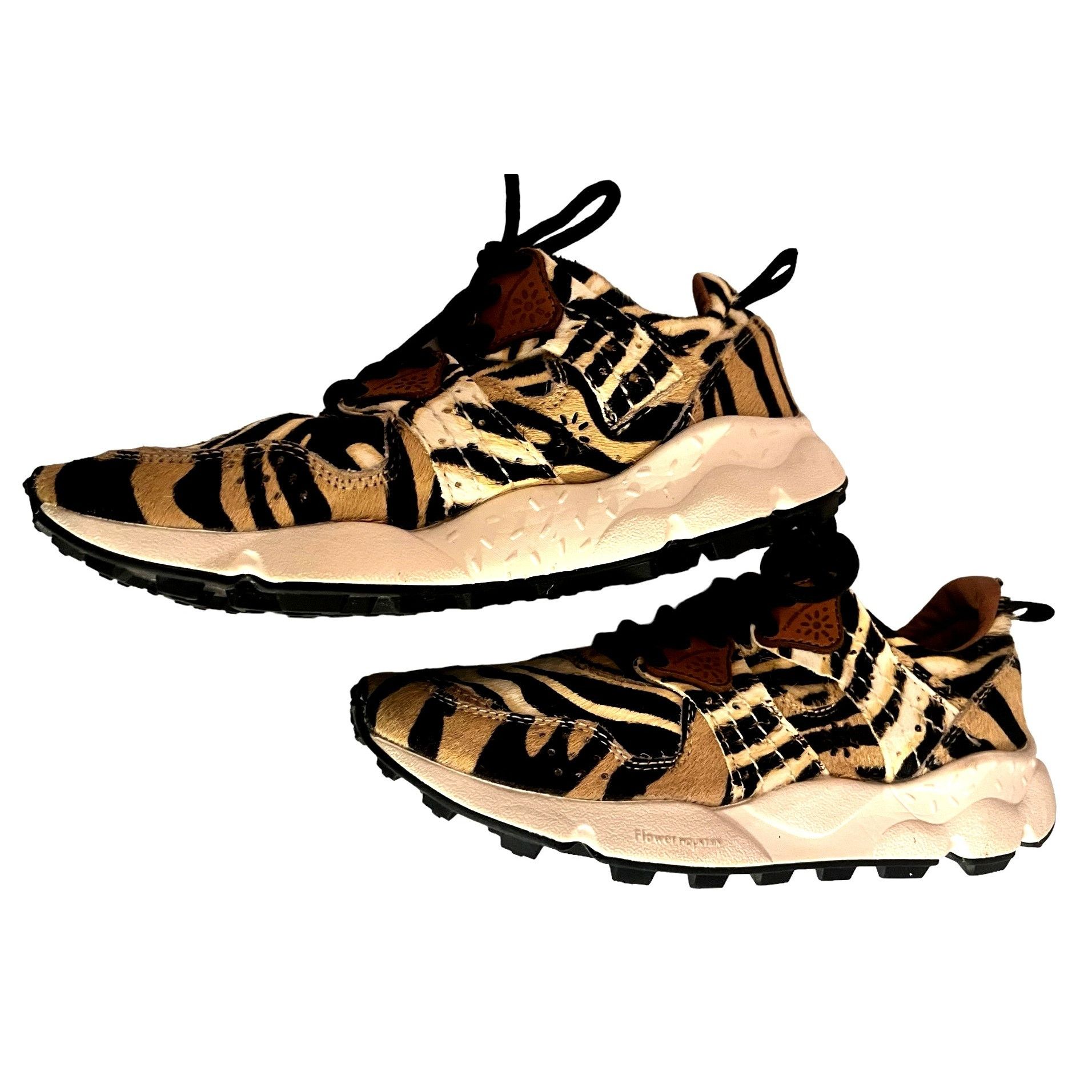 Free People X Flower Mountain Pony Hair Corax Tennis Shoes W