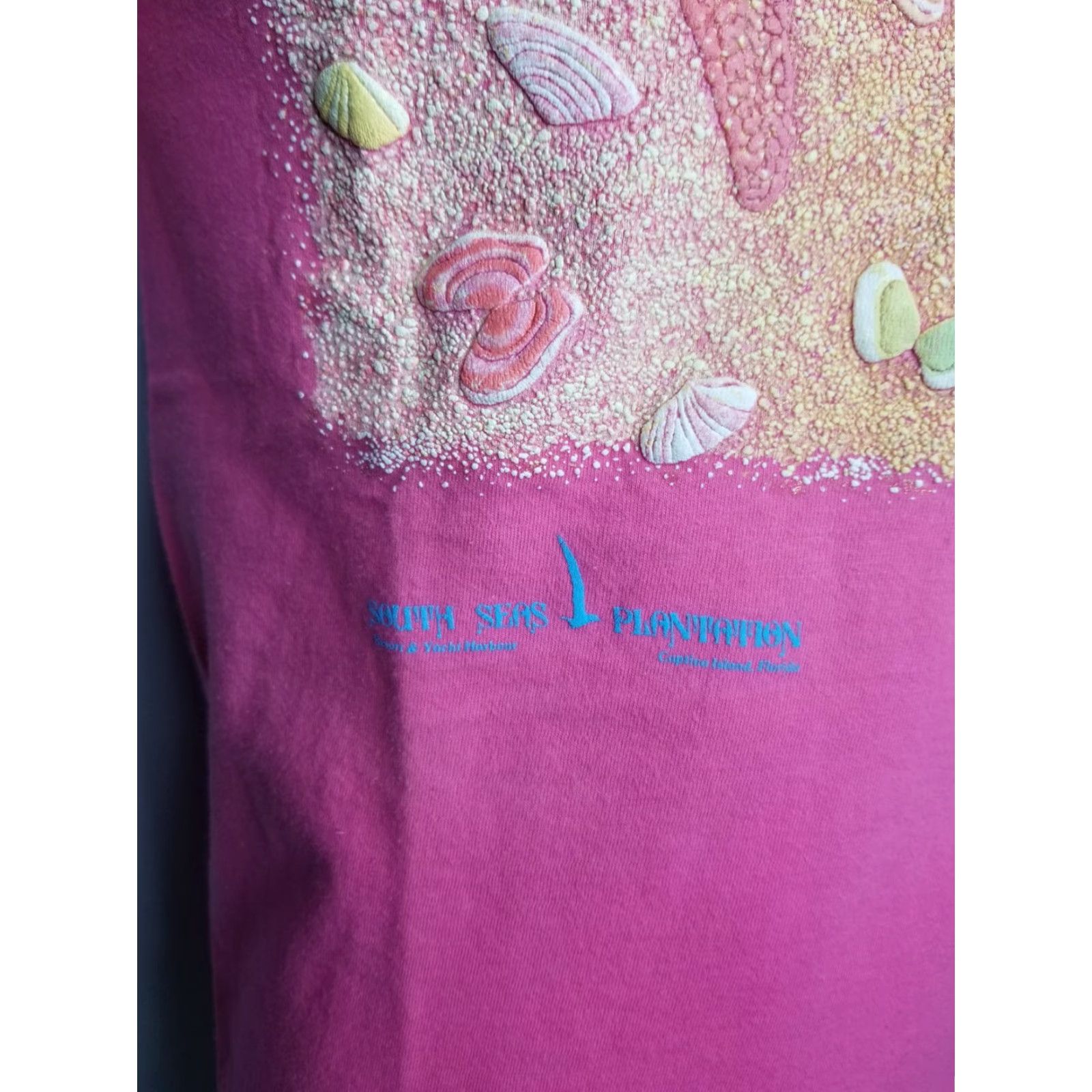 Vintage Vintage Mens M Sea Shells Souvenir Graphic T-Shirt Size US M / EU 48-50 / 2 - 3 Thumbnail
