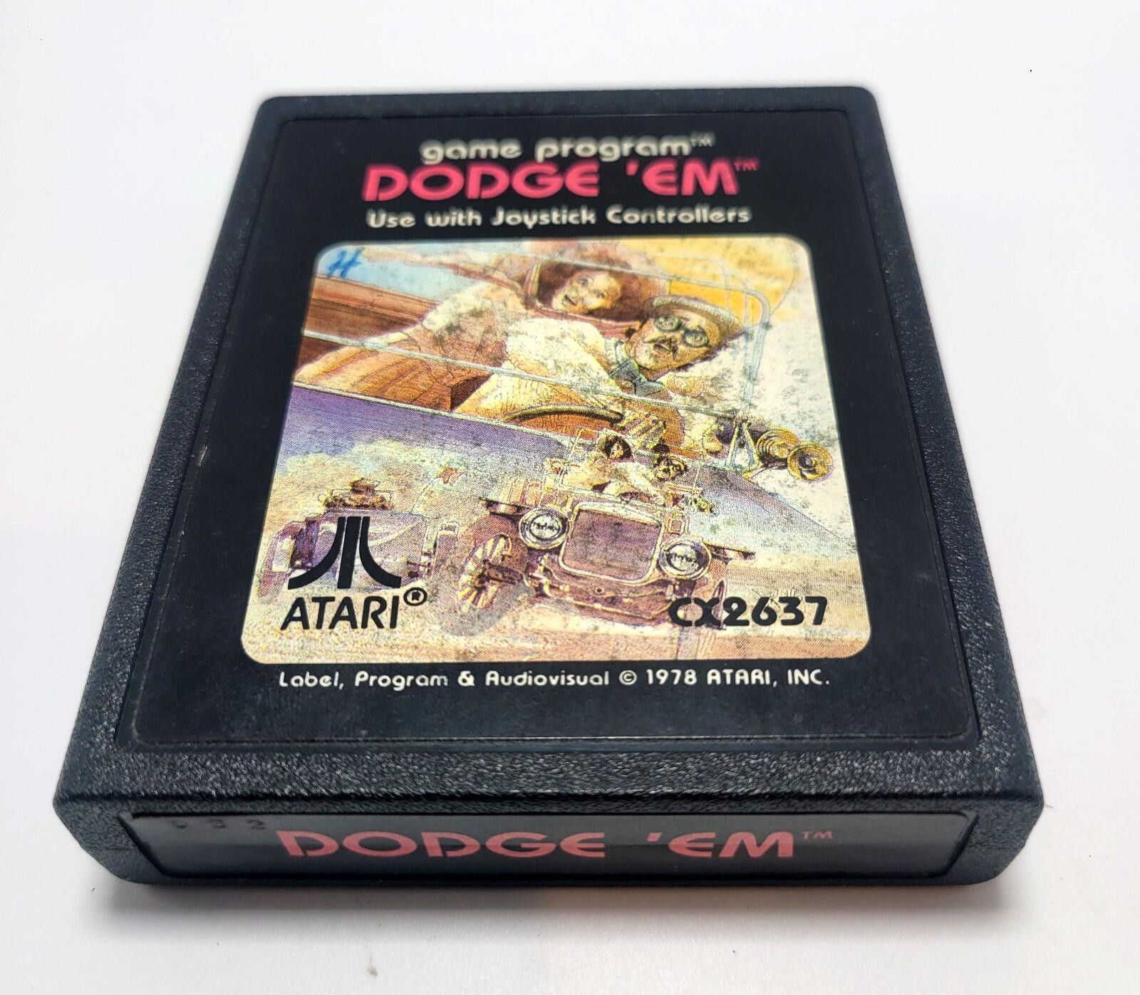 Other Atari 2600 Dodge 'Em Game Cartridge Only CX-2637 - TESTED! Size ONE SIZE - 1 Thumbnail