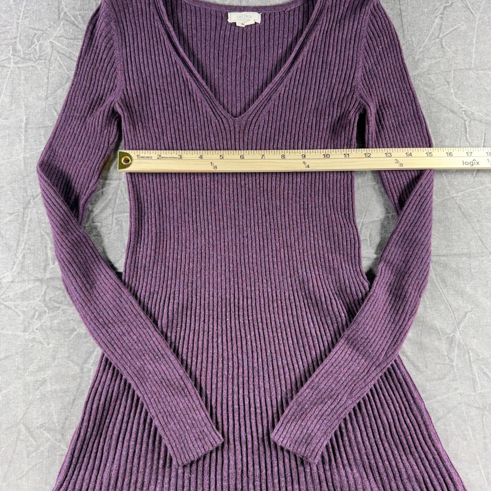 FatFace Fat Face Dress Women's 6 Burgundy United Kingdom Knit Size M / US 6-8 / IT 42-44 - 3 Thumbnail