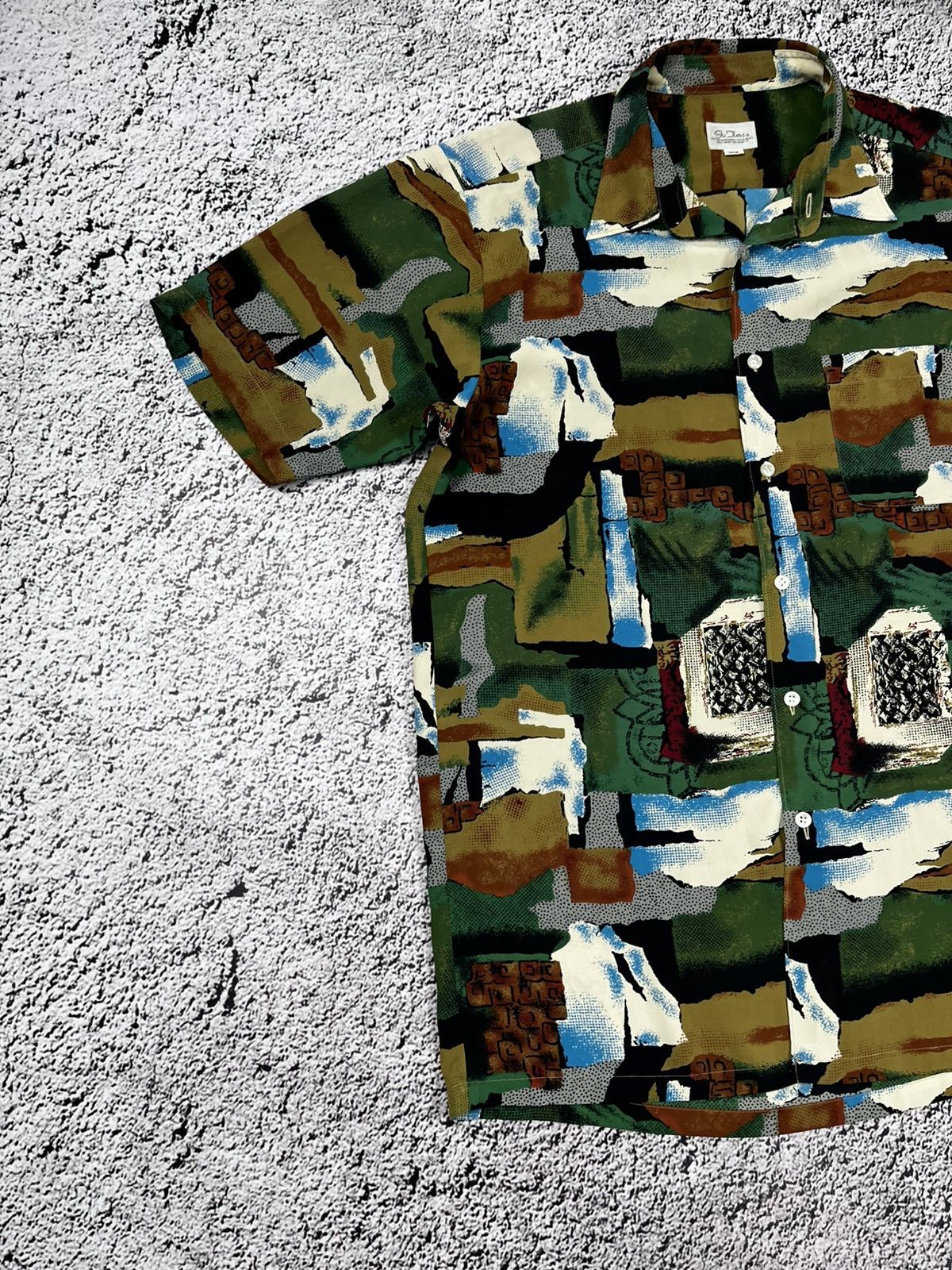 Vintage Vintage Christian Dior Style 90S Abstract Shirt size L Size US L / EU 52-54 / 3 - 2 Thumbnail