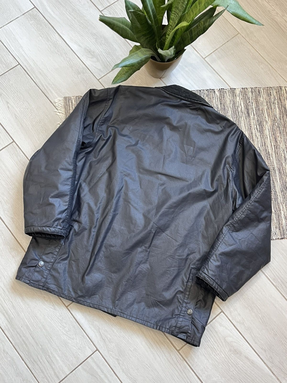 Barbour Vintage Barbour Waxed style Raincoat Jacket casuals luxury Size US XL / EU 56 / 4 - 5 Thumbnail