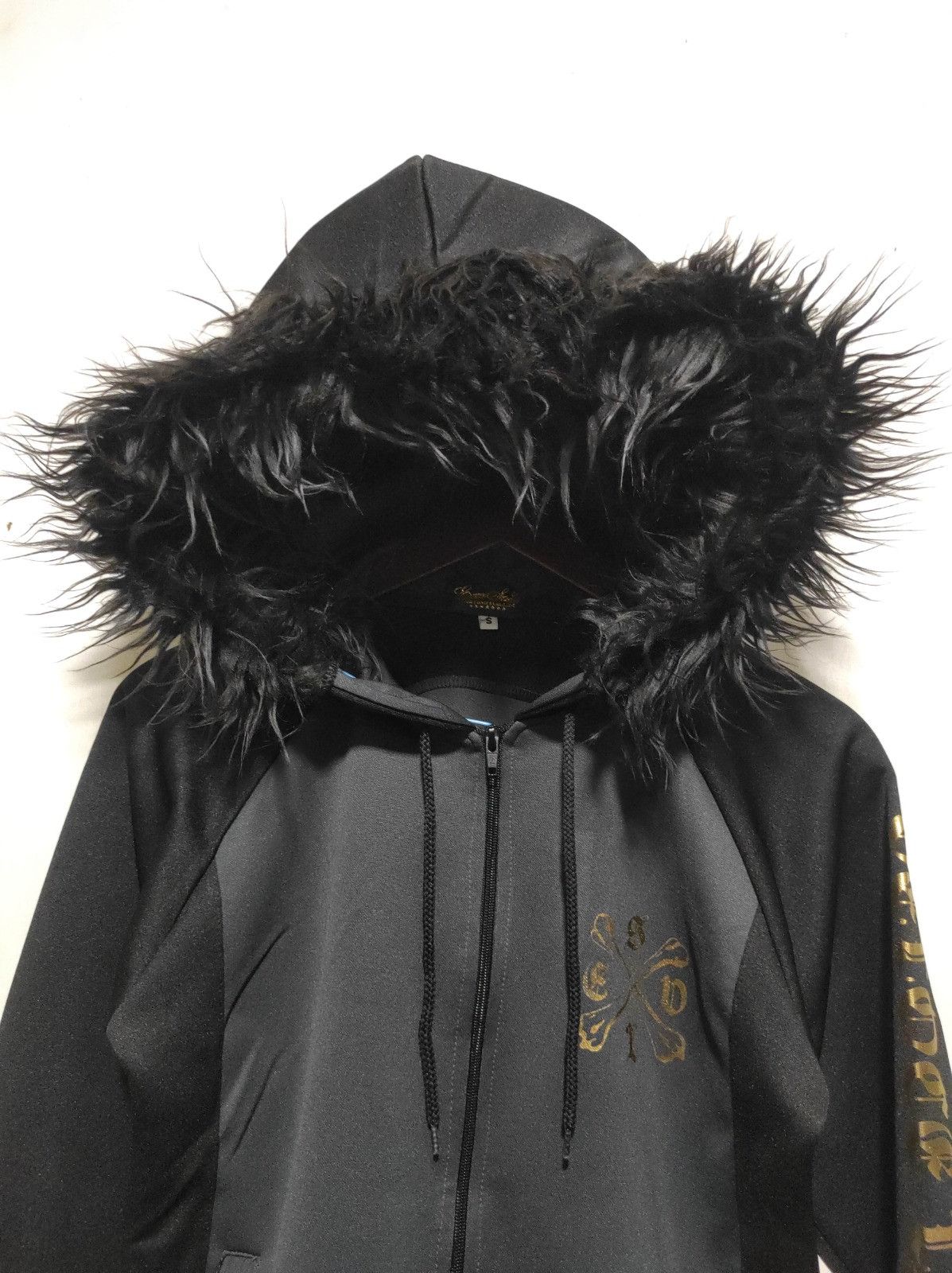 Japanese Brand Eaer Soul poem zip fur hoodie LGB style Size US S / EU 44-46 / 1 - 4 Thumbnail