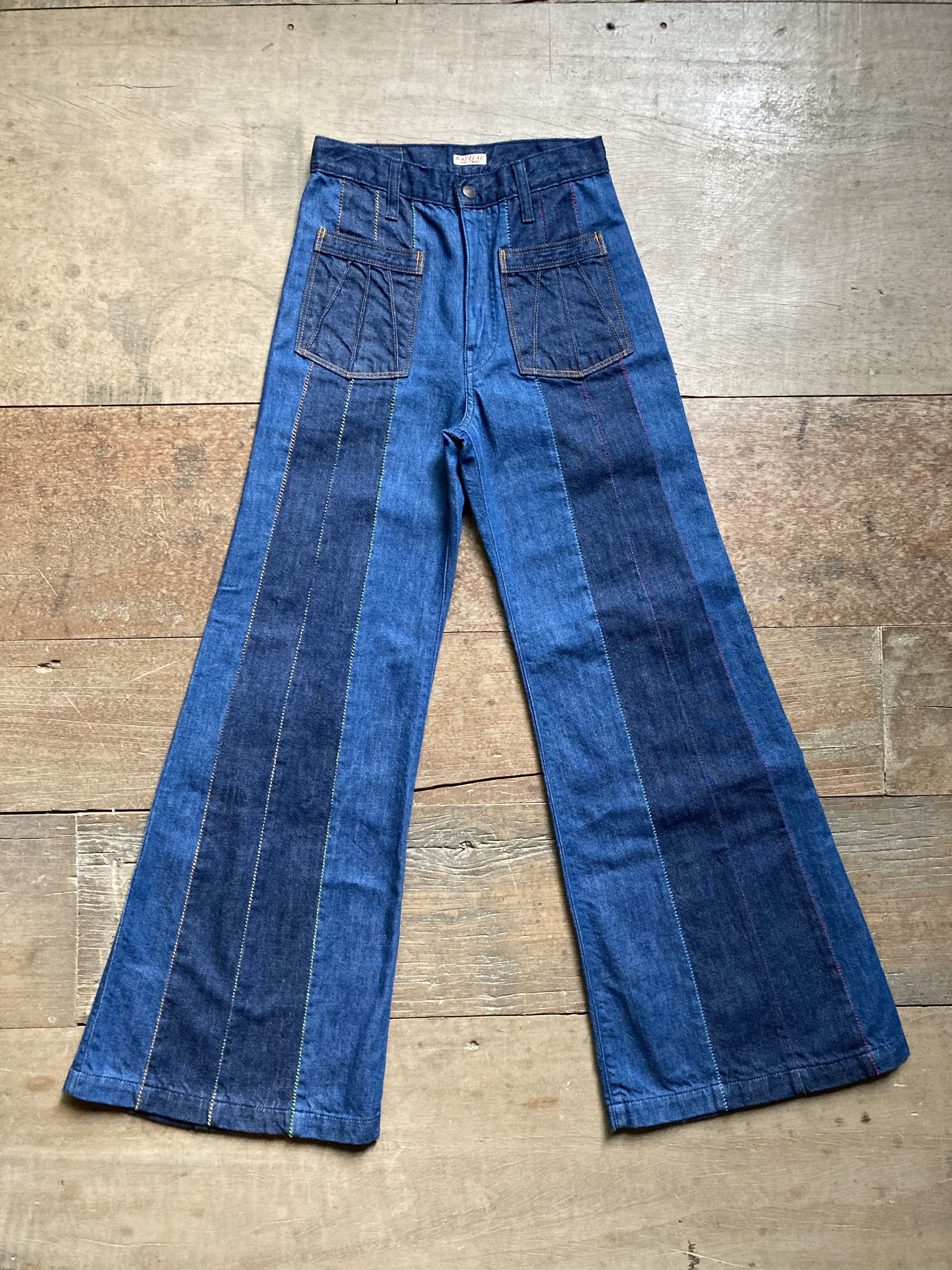 Kapital Kapital 11oz Rainbow Gypsy Flared Denim Size 25" / US 0 / IT 36 - 2 Thumbnail