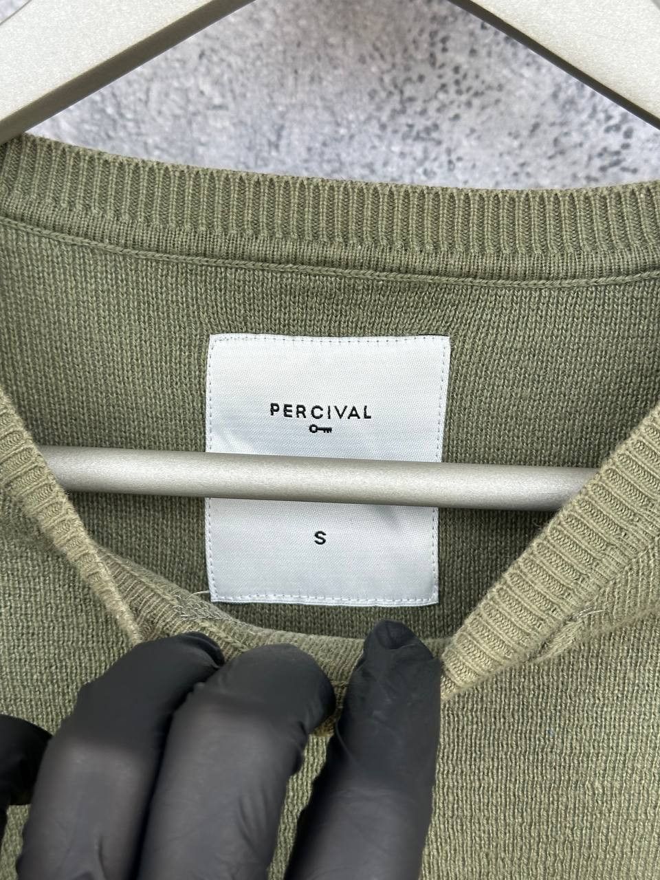 Percival Percival Jumper Crew LS Sweater Cotton w/ Pocket Sweatshirt Size US S / EU 44-46 / 1 - 10 Thumbnail