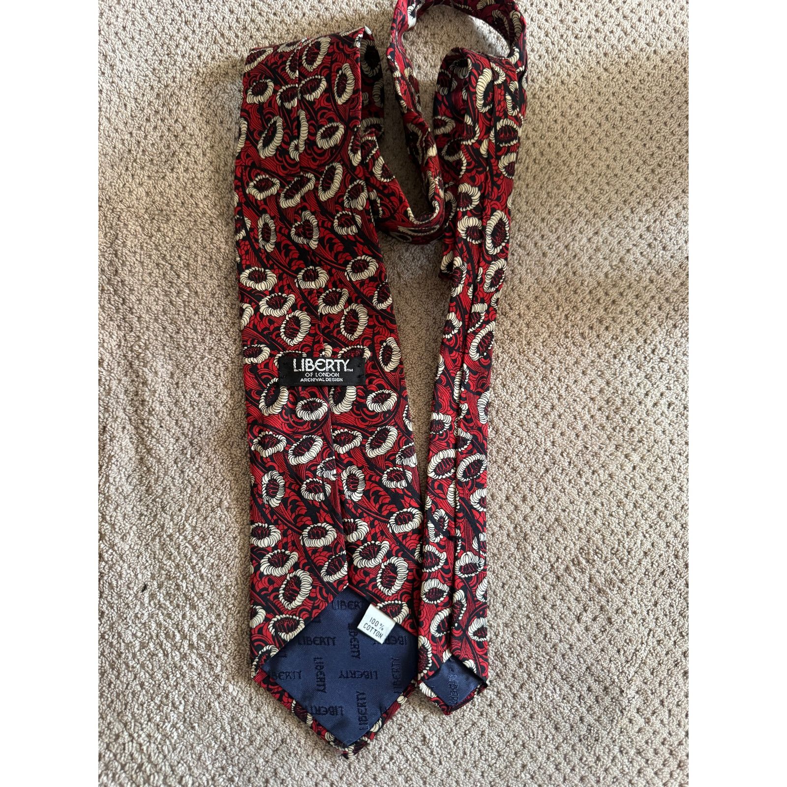 Liberty London Liberty of London Floral BeautifulArchival Design Cotton Tie Size ONE SIZE - 2 Thumbnail