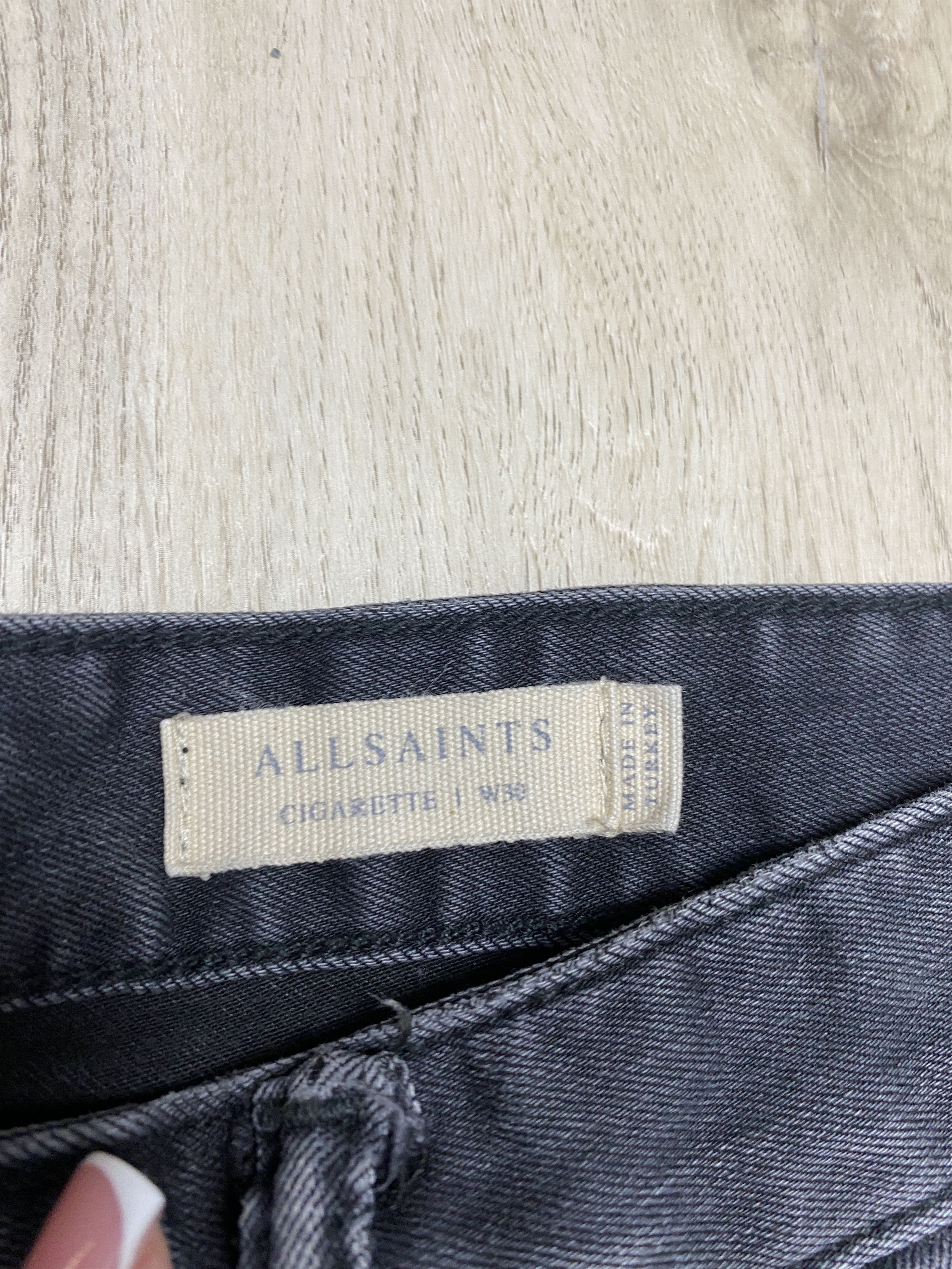 Allsaints Allsaints Damaged Cigarette Mens Denim Pants Jeans Size US 30 / EU 46 - 5 Thumbnail