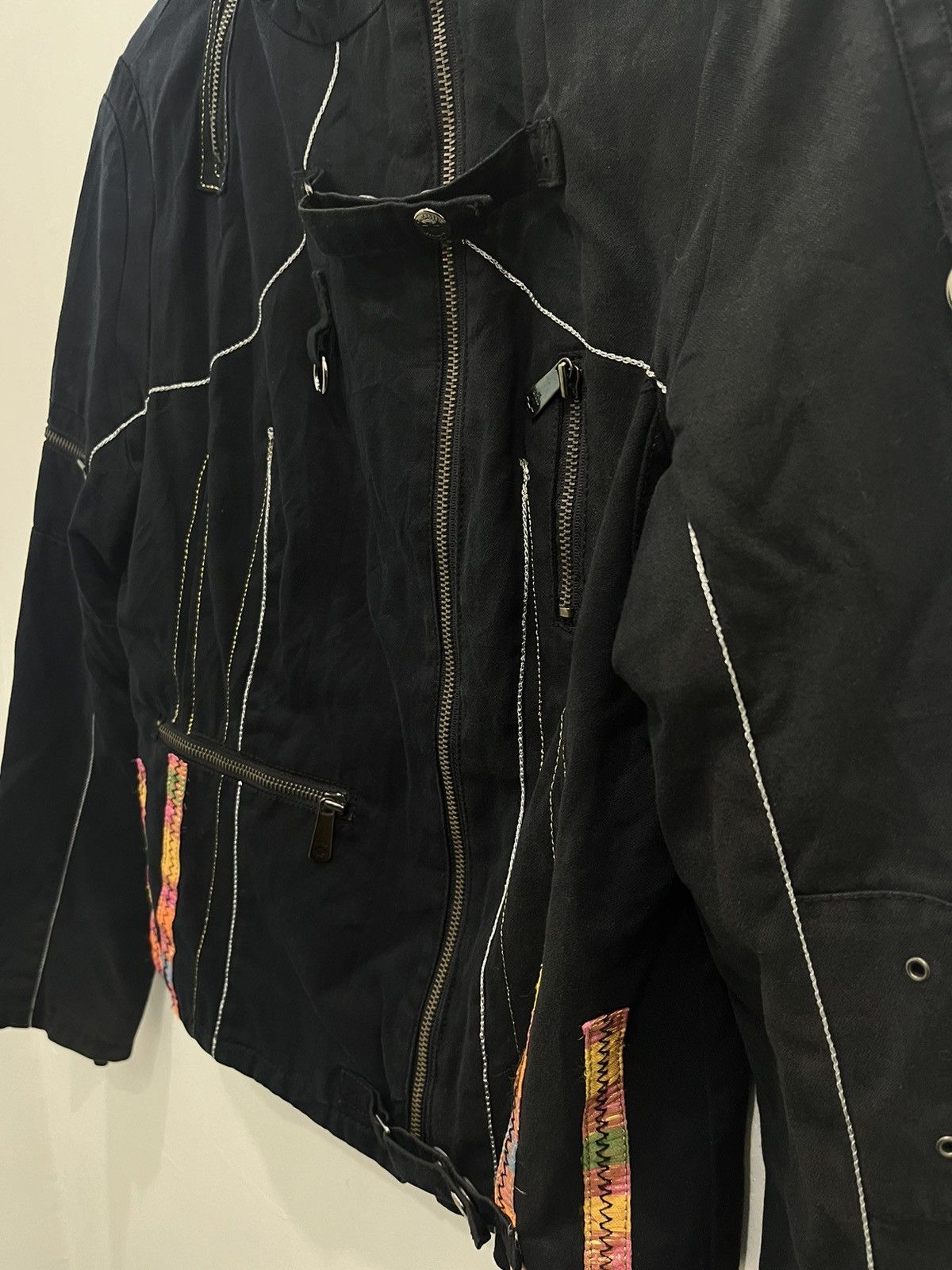 Japanese Brand Zipper Saint Cross Punk RocknRoll L.G.B Style Jacket Size US S / EU 44-46 / 1 - 4 Thumbnail