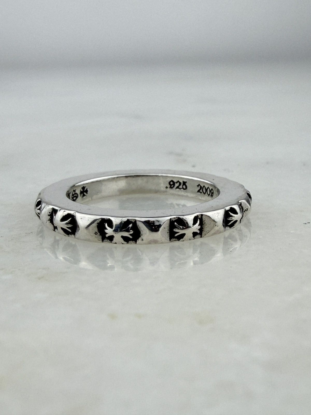 Chrome Hearts CHROME HEARTS TRUE FUCKING PUNK 3MM SPACER RING Size ONE SIZE - 4 Thumbnail