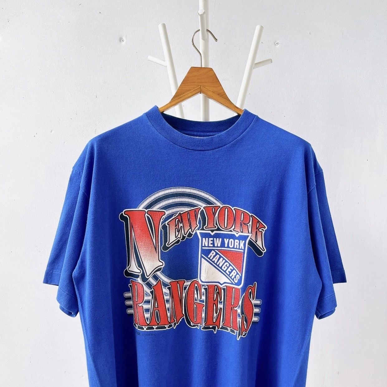 Vintage 90s New York Rangers NHL t-shirt/ XL Size US XL / EU 56 / 4 - 3 Thumbnail