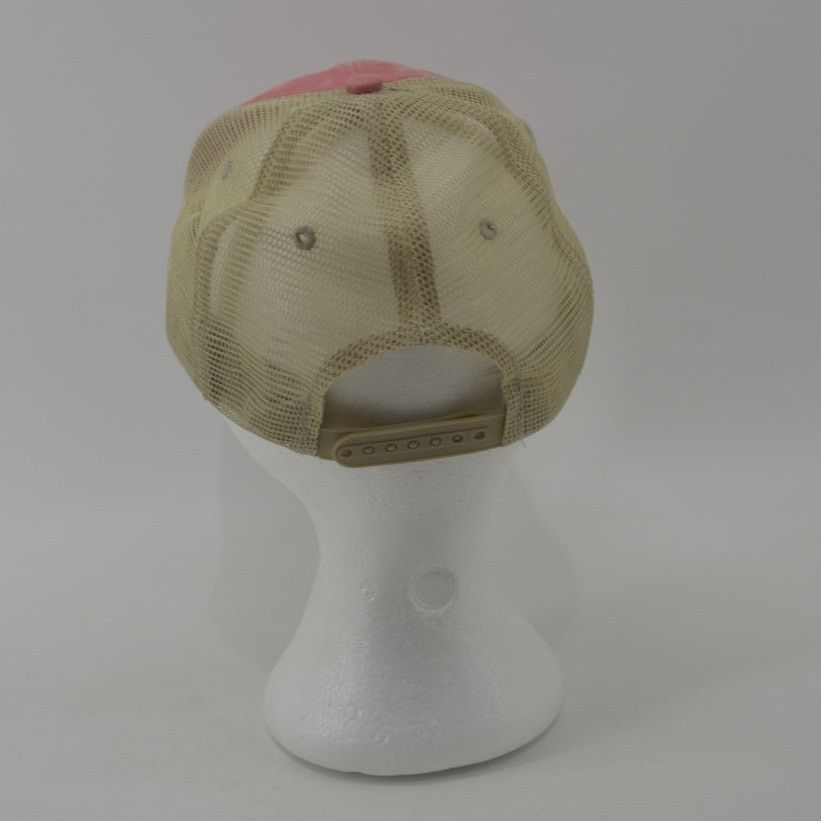 Adams Adams Salty Coral Tan Baseball Distressed Trucker Hat OS Size ONE SIZE - 9 Thumbnail