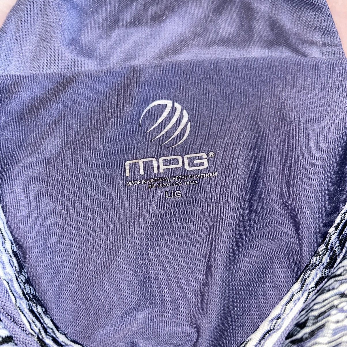 Other MPG gray white lavender racerback built in bra tennis/golf L Size L / US 10 / IT 46 - 7 Thumbnail