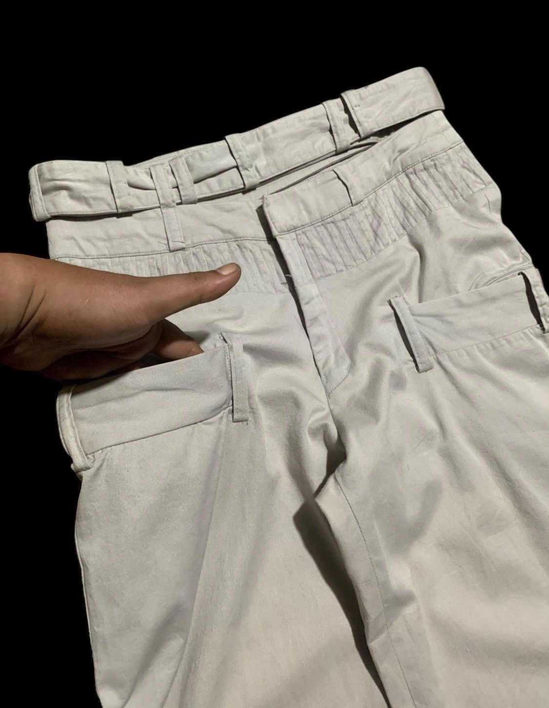 Issey Miyake Tsumori Chisato Double Waist belted hakama pants Size US 29 - 7 Thumbnail