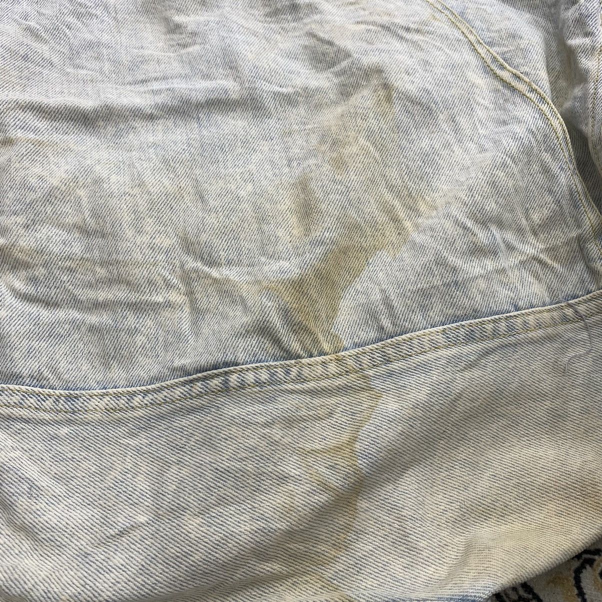 Georges Marciano × Guess × Vintage Vintage 80s GEORGES MARCIANO GUESS Motorcycle Crop Top Denim Size S / US 4 / IT 40 - 11 Thumbnail