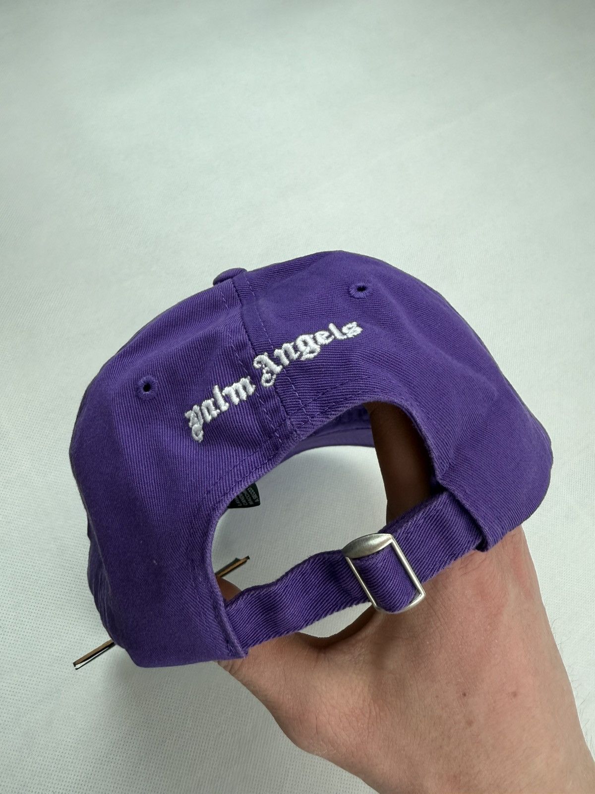 Palm Angels Palm Angels Purple Embroidered Logo Cap Swag Streetstyle Size ONE SIZE - 4 Thumbnail